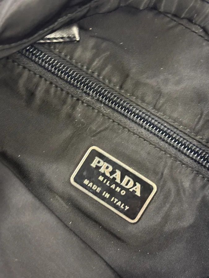 Prada 2000s Prada Black Nylon Crossbody Bag Size ONE SIZE - 8 Thumbnail