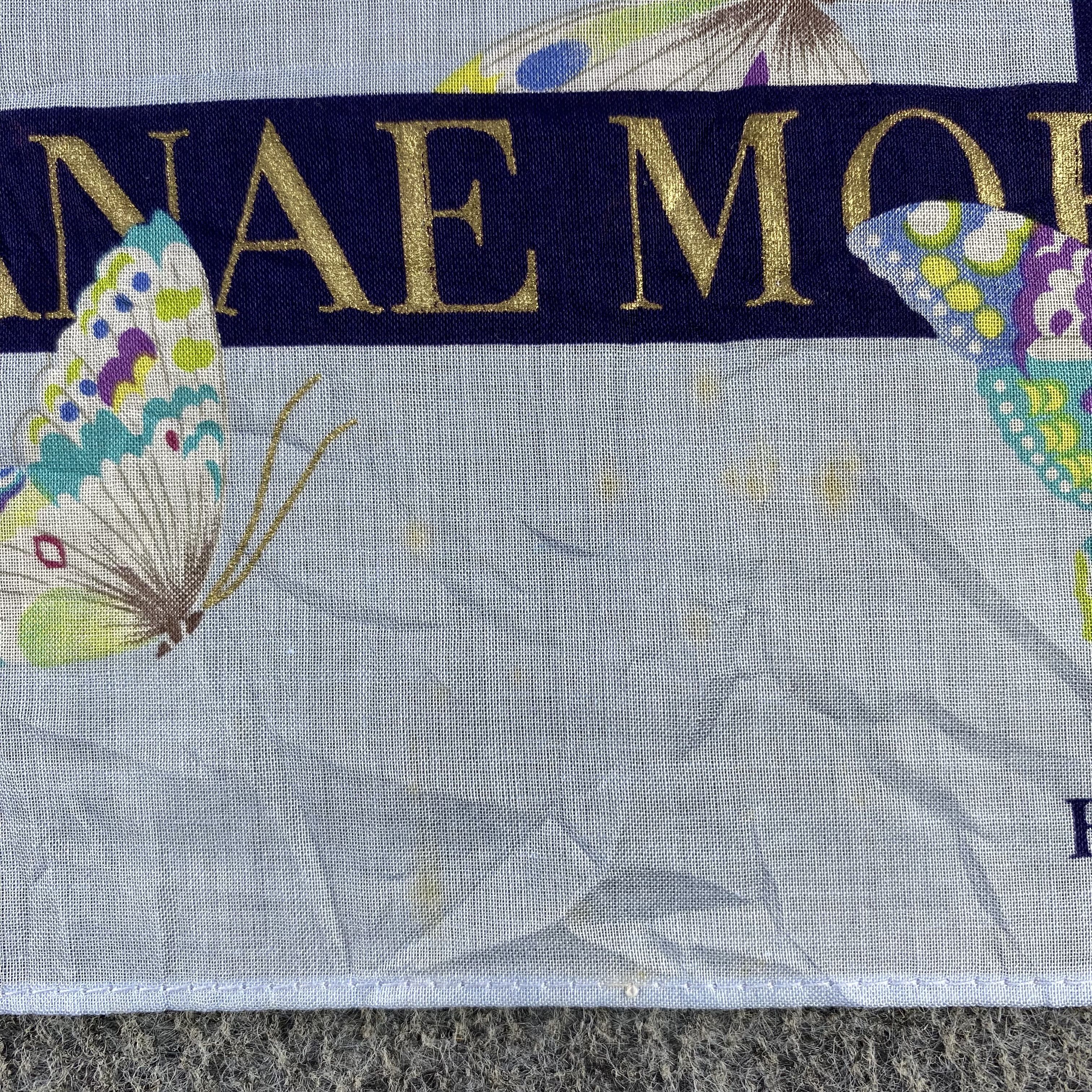 Hanae Mori Hanae Mori Handkerchief/Neckerchief/Bandana HC852 Size ONE SIZE - 6 Thumbnail