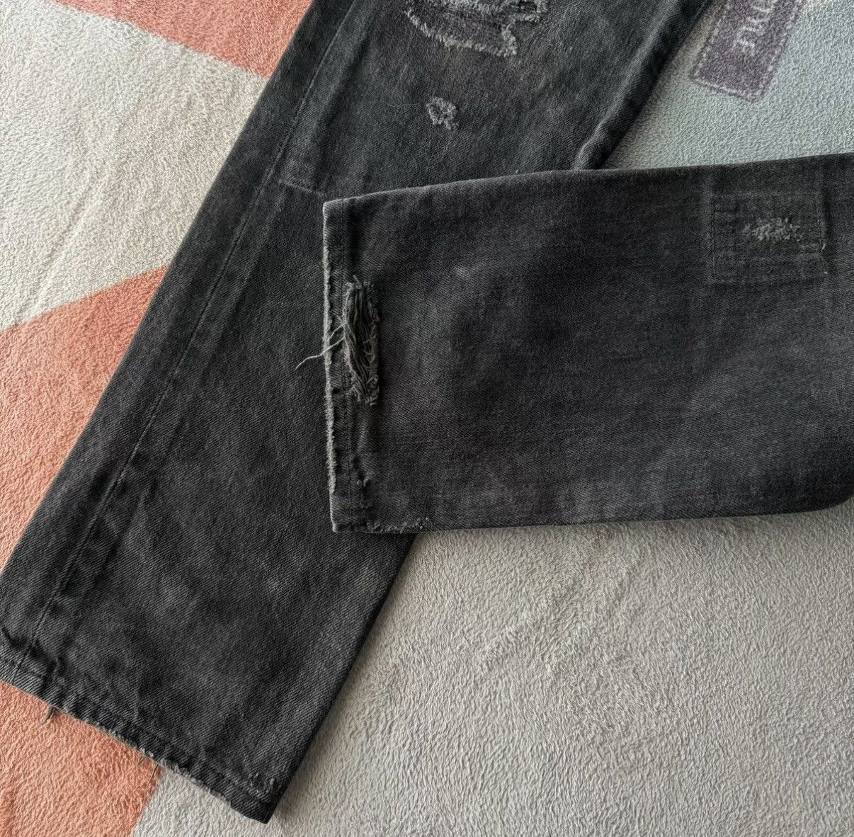 Denim & Supply Ralph Lauren Denim Supply Ralph Lauren Polo RL Patchwork Jeans K22 Size US 30 / EU 46 - 5 Thumbnail