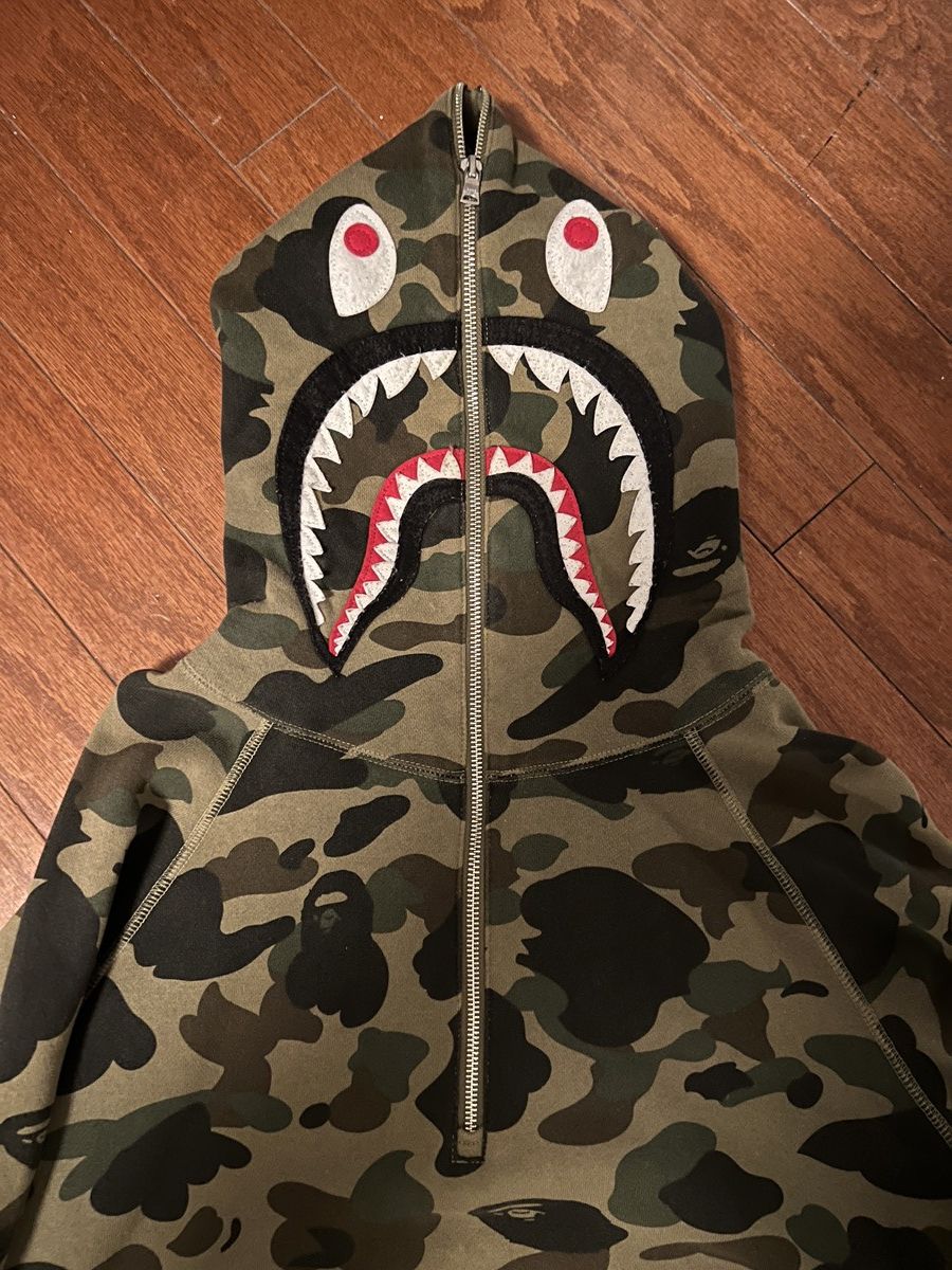 Bape Bape shark hoodie Size US L / EU 52-54 / 3 - 3 Thumbnail