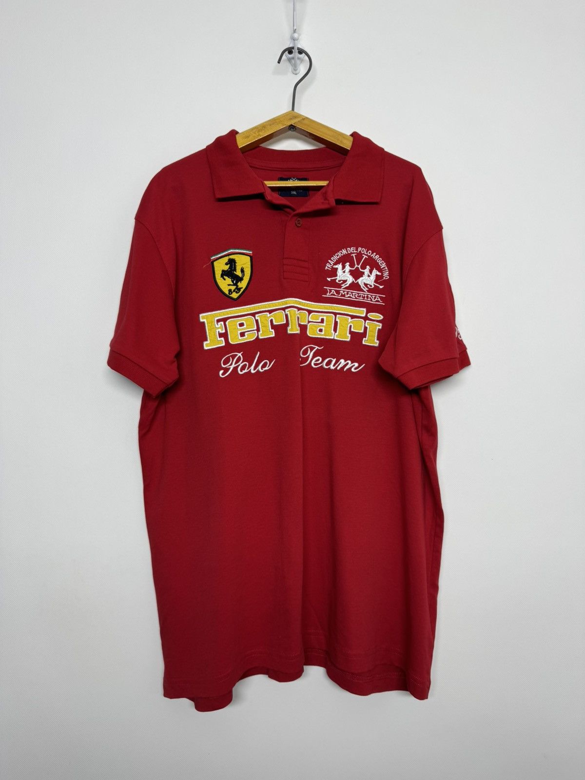 La Martina Ferrari La Martina Vintage Polo Team Racing Size US XXL / EU 58 / 5 - 2 Thumbnail