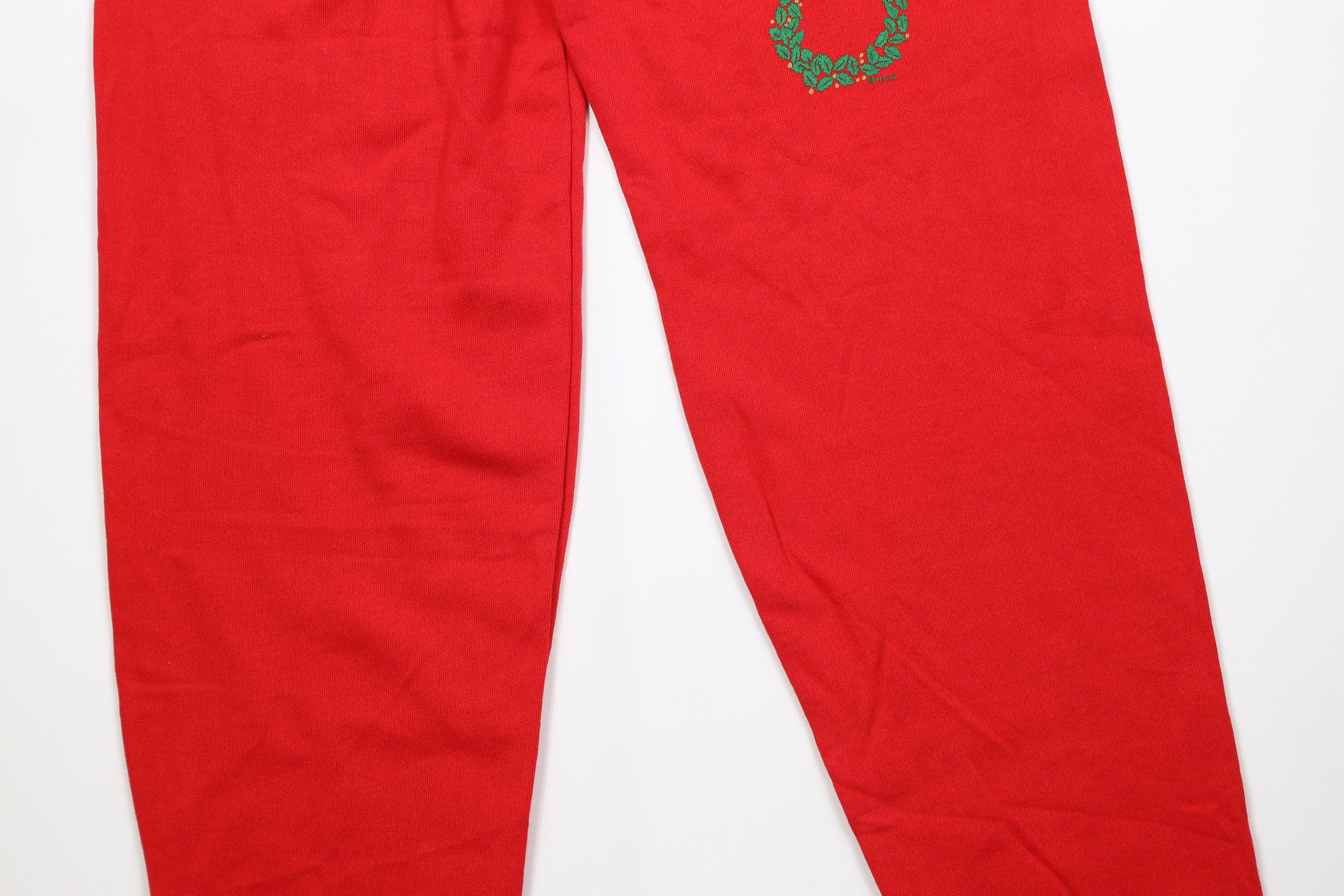 Vintage Vintage 90s Streetwear Christmas Sweatpants Joggers USA Size 28" / US 6 / IT 42 - 3 Thumbnail