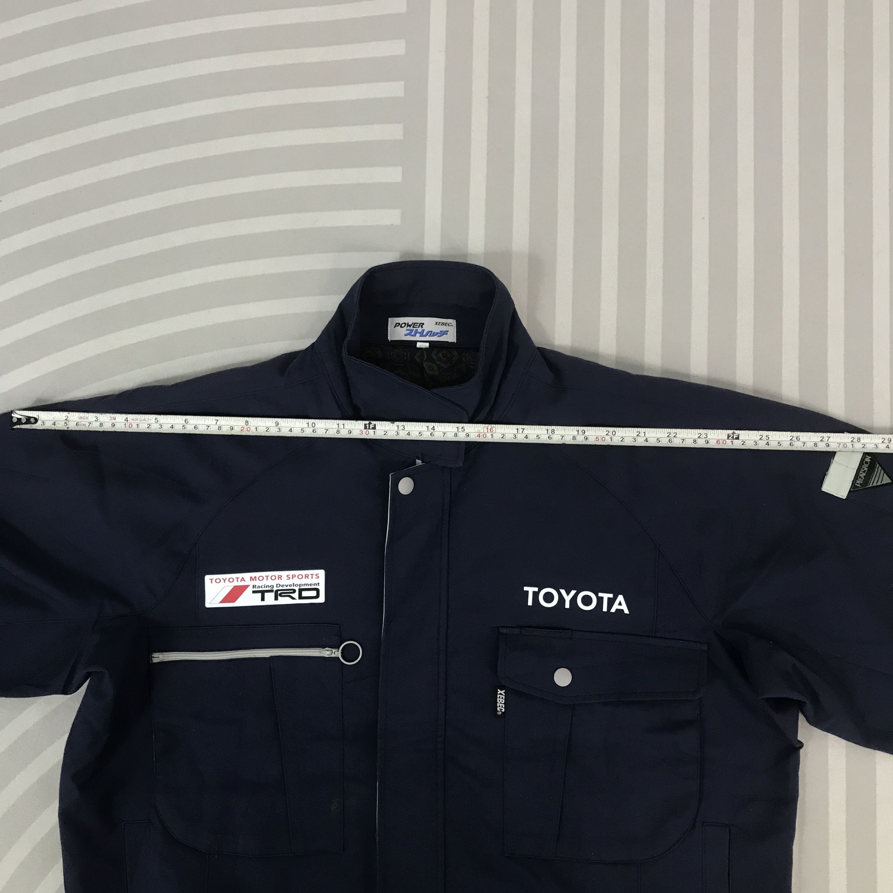 Japanese Brand Vintage Toyota x Trd Racing motorsport custom navy Jacket Size US XL / EU 56 / 4 - 5 Thumbnail