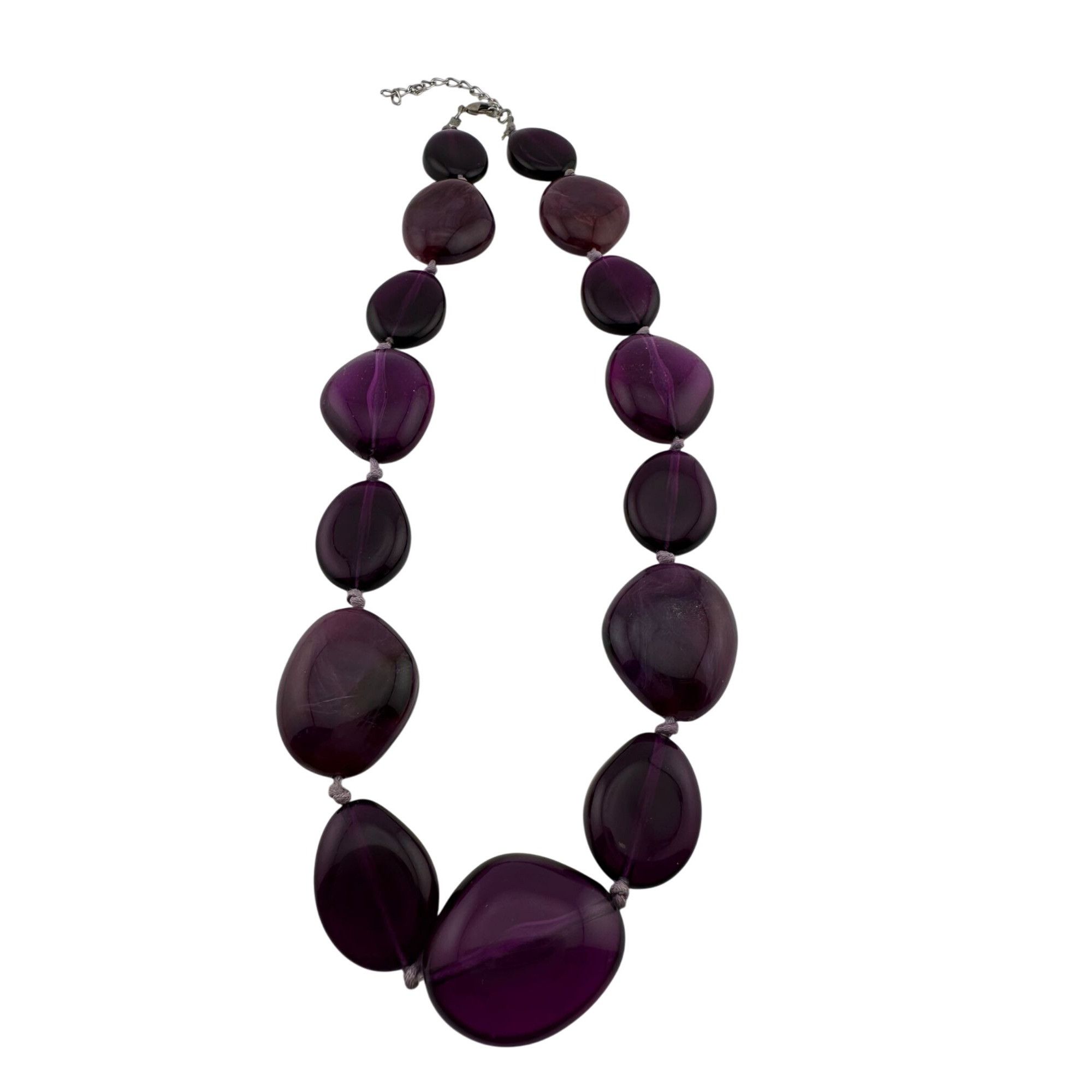 Other Women's Chunky Purple Necklace with Clasp Size ONE SIZE - 7 Thumbnail