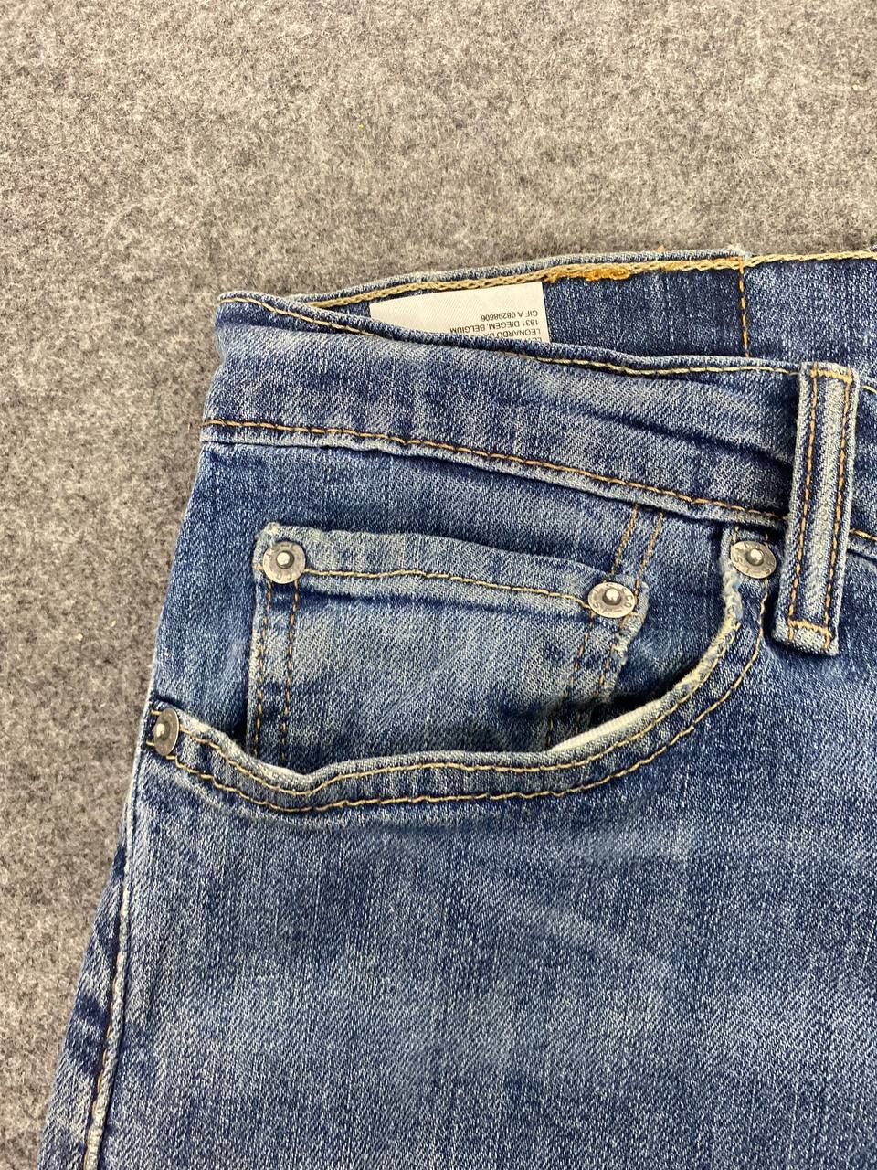 Levi's levis 513 slim straight distressed denim Size US 36 / EU 52 - 10 Thumbnail