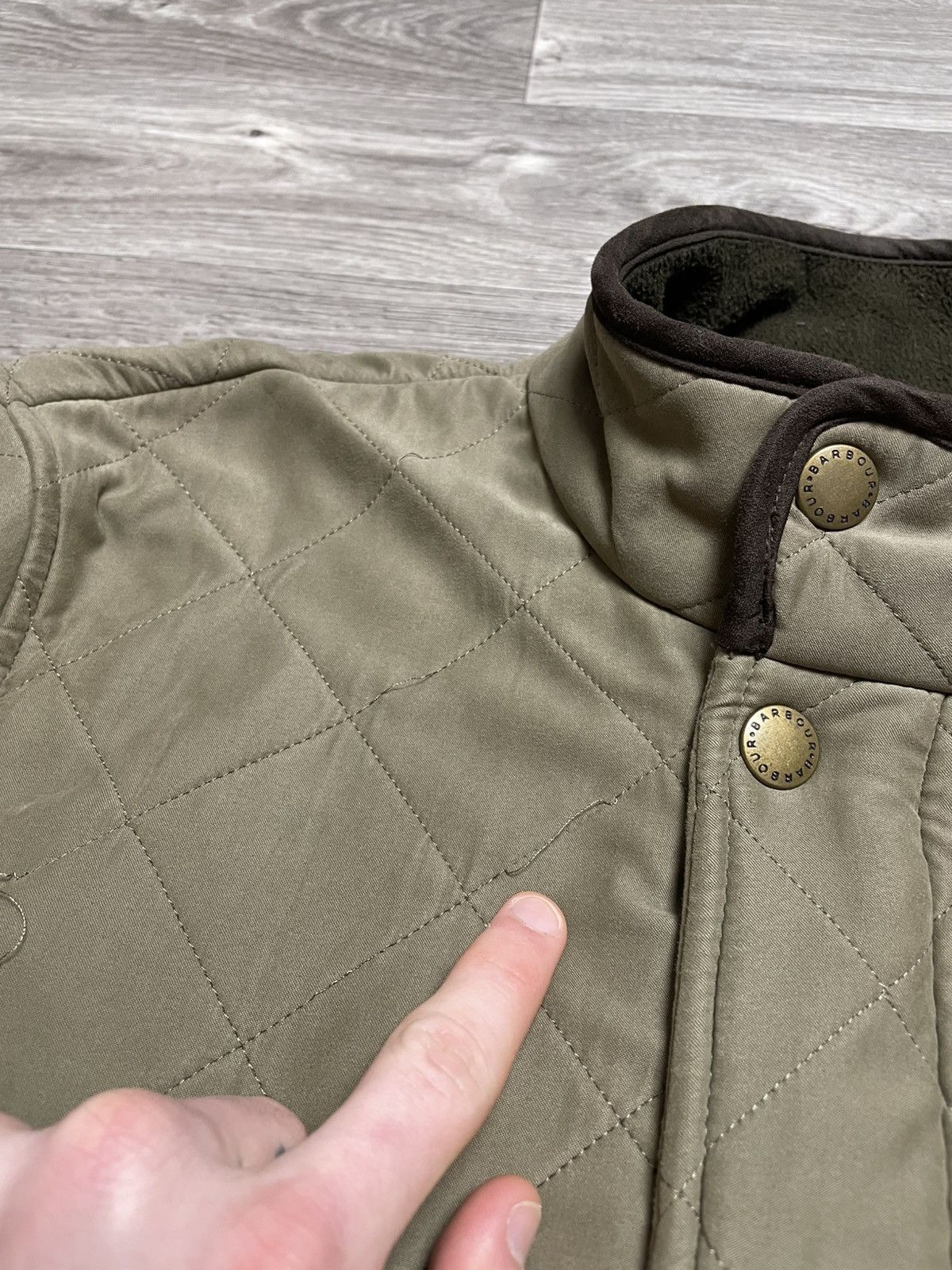 Barbour Vintage Barbour Bowden Fleece Lined Quilted Jacket Size US L / EU 52-54 / 3 - 13 Thumbnail