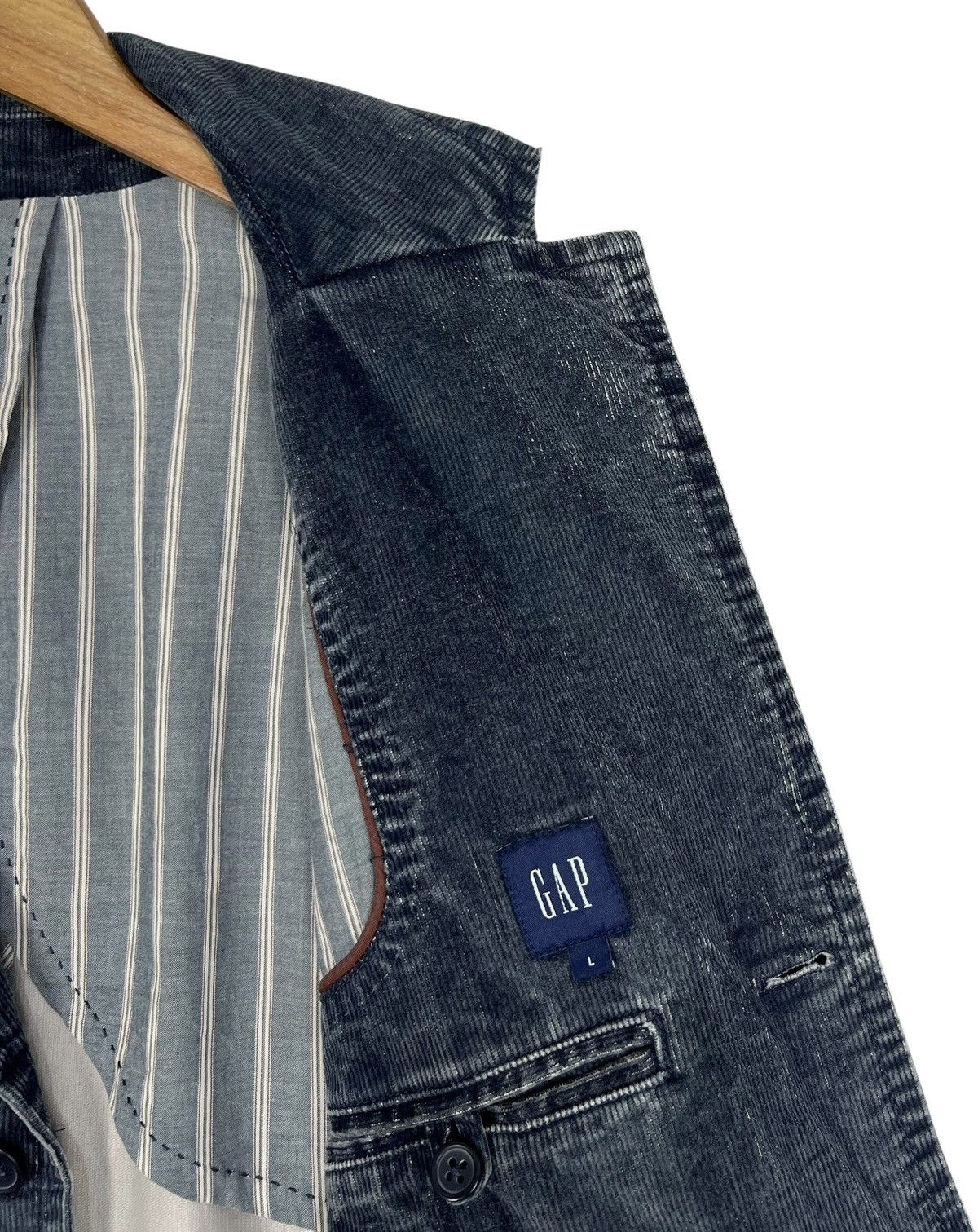 Gap GAP Vintage Washed Navy Corduroy Jacket Size US L / EU 52-54 / 3 - 7 Thumbnail