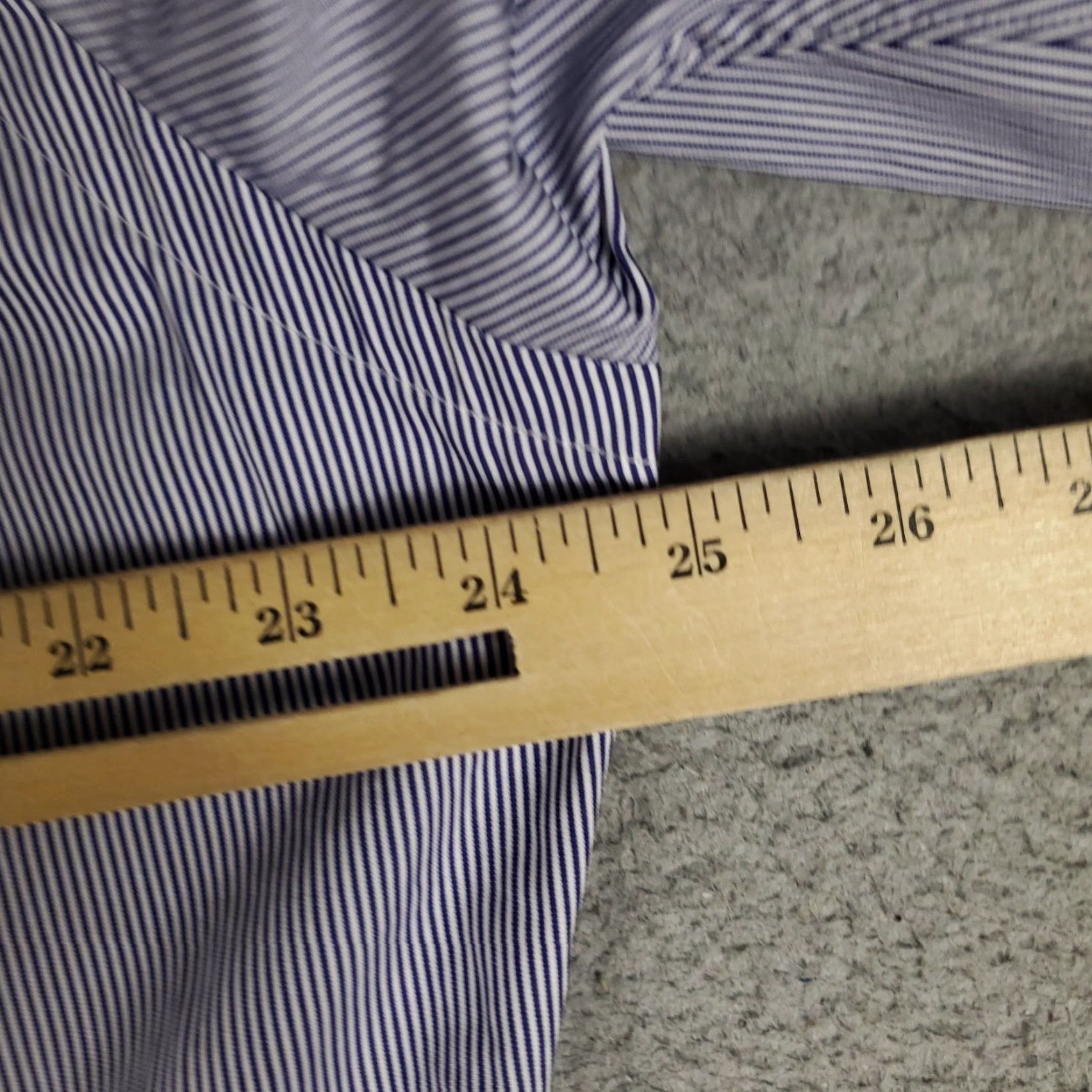 Ralph Lauren Ralph Lauren Shirt Mens 16 Blue Striped Pony Dress Button Up Long Sleeve Size 42R - 6 Thumbnail