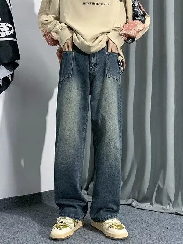Japanese Brand × Jean Retro loose high street gradient jeans Size US 32 / EU 48 - 2 Thumbnail