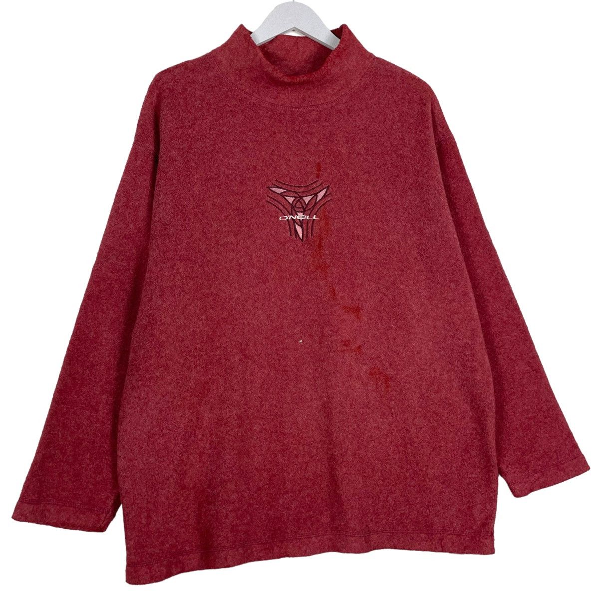 O'Neill × Vintage 💥90s ONEILL SURF MICRO FLEECE CREWNECK SWEATER Size US L / EU 52-54 / 3 - 3 Thumbnail