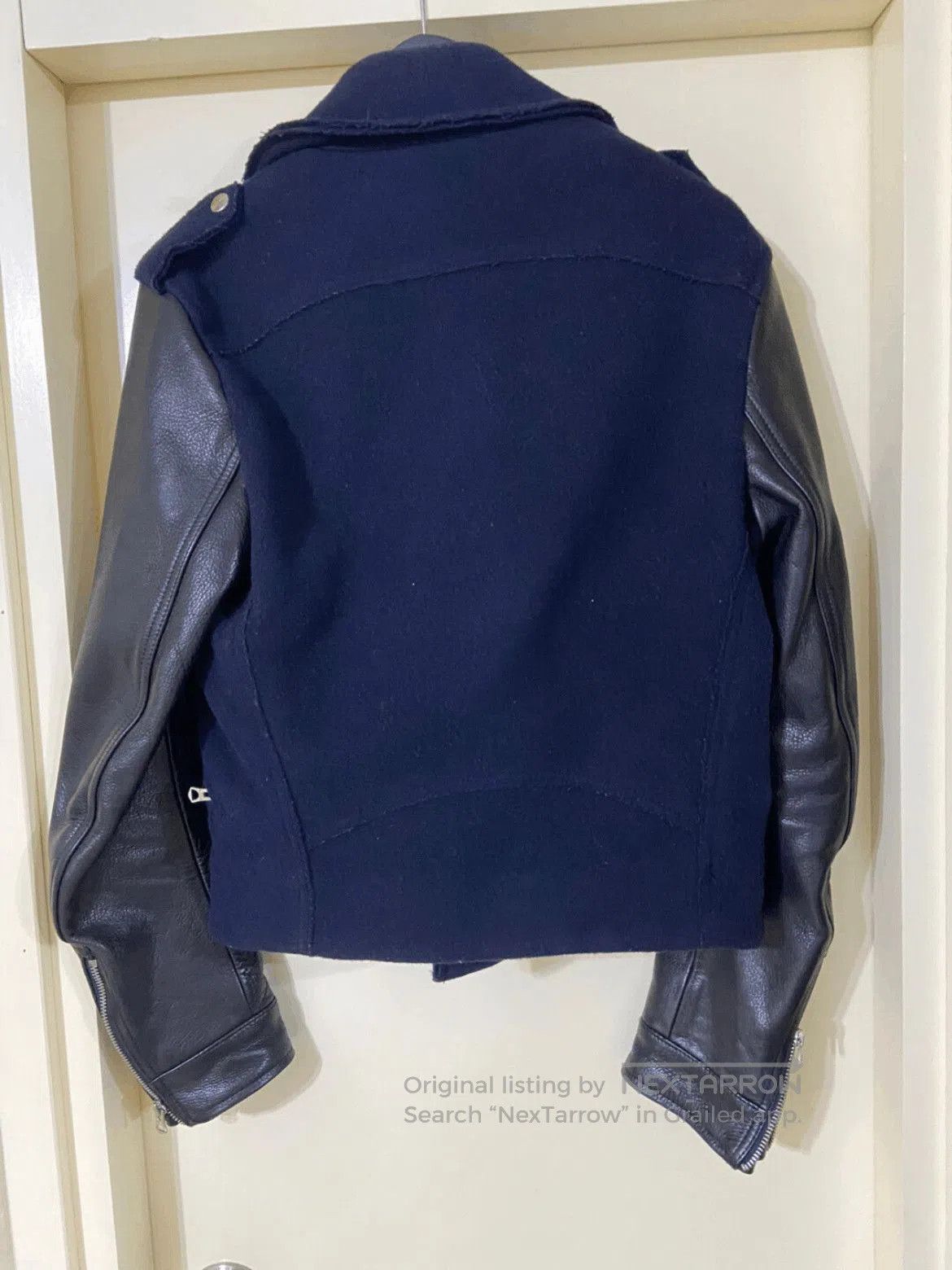 Acne Studios Sz 46 Acne Studios Leather Sleeves Jacket. Size US S / EU 44-46 / 1 - 2 Thumbnail
