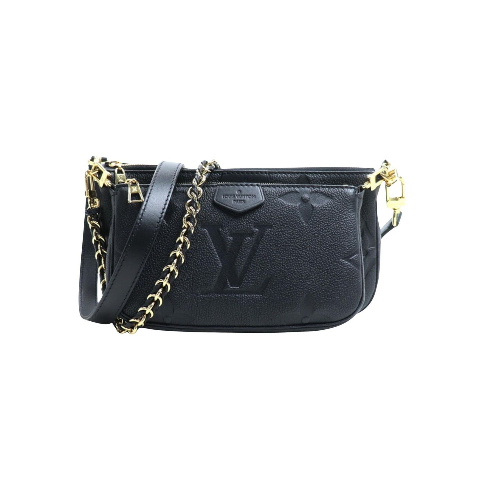 Louis Vuitton Multi Pochette Accessoires Leather Bag with