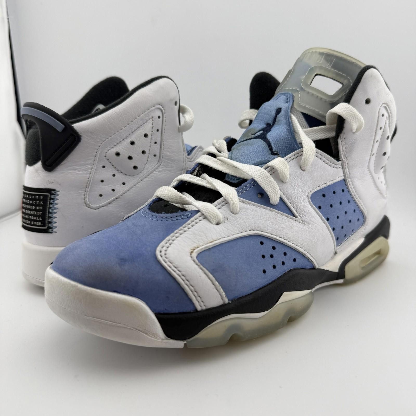 Jordan Brand Jordan 6 UNC 7Y Used 384665-410 Size US 7 / EU 40 - 1 Thumbnail