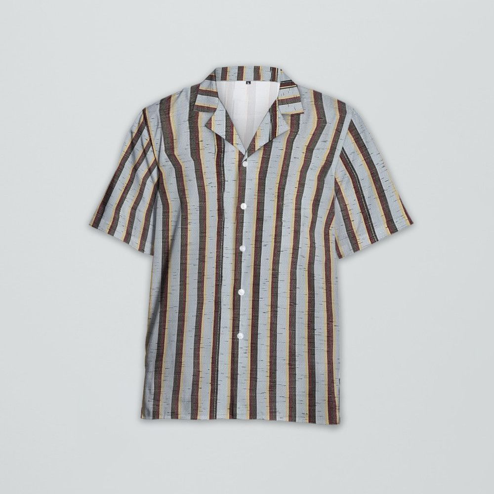 Designer Men’s Stripe Cotton Shirt – Effortless Style Size US S / EU 44-46 / 1 - 3 Thumbnail
