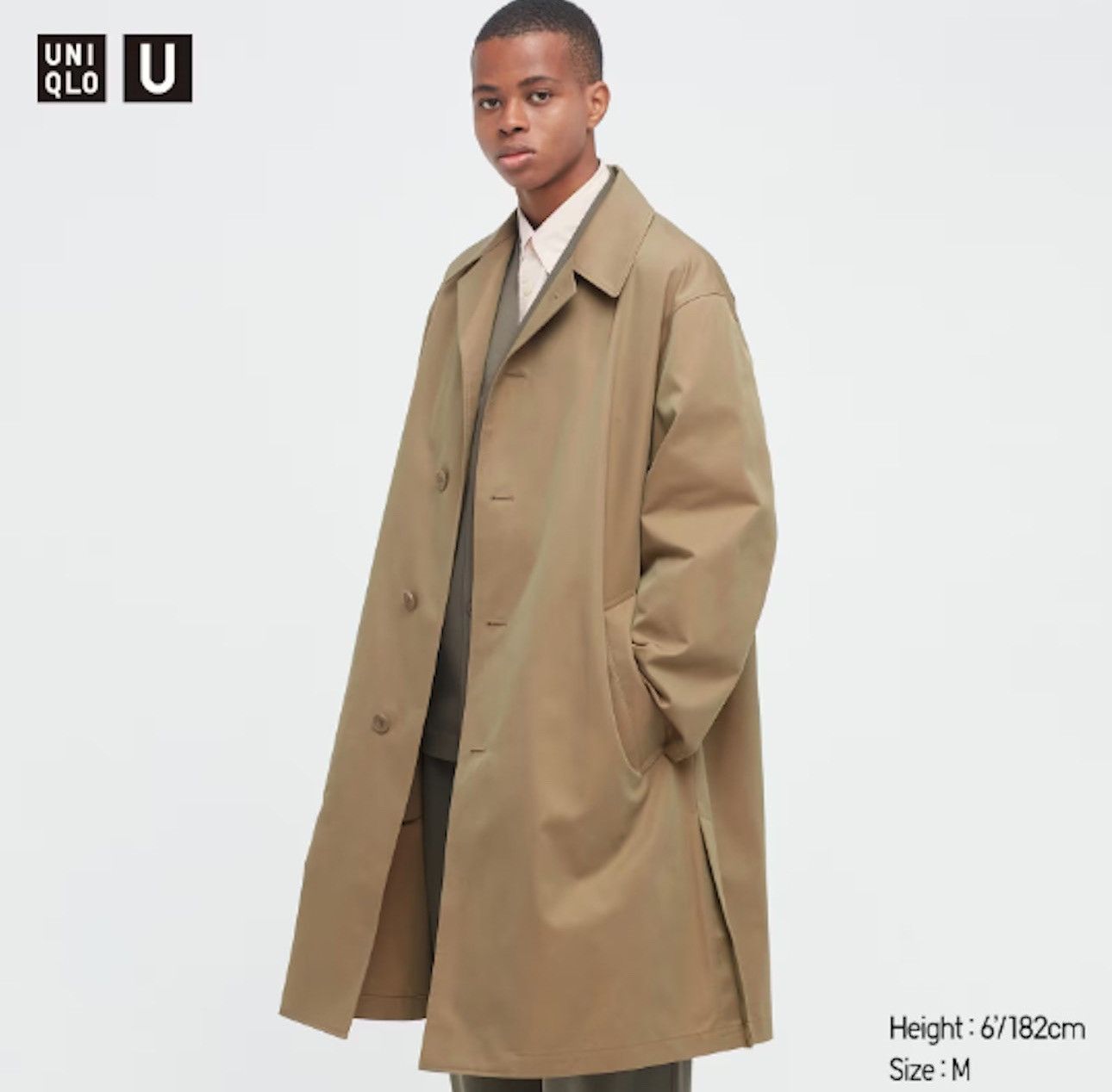 Lemaire × Uniqlo Lemaire x Uniqlo U series breasted trench coat Size US L / EU 52-54 / 3 - 2 Thumbnail