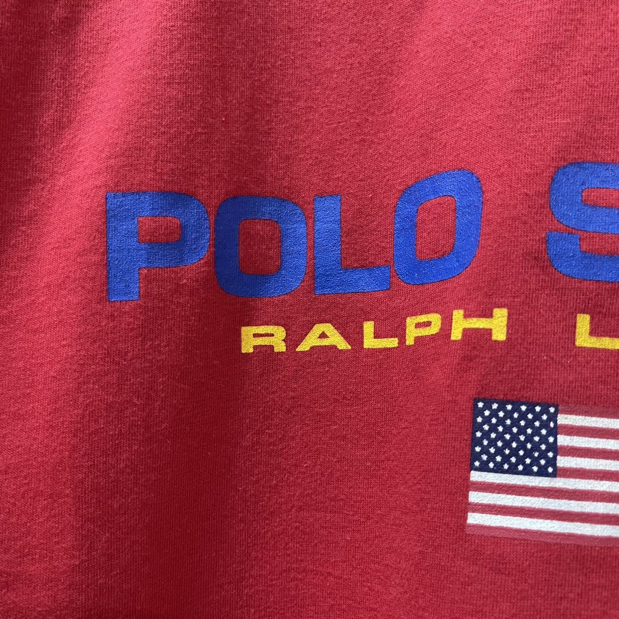 Polo Ralph Lauren Vintage Polo sport ralph lauren logo tee Size US L / EU 52-54 / 3 - 3 Thumbnail