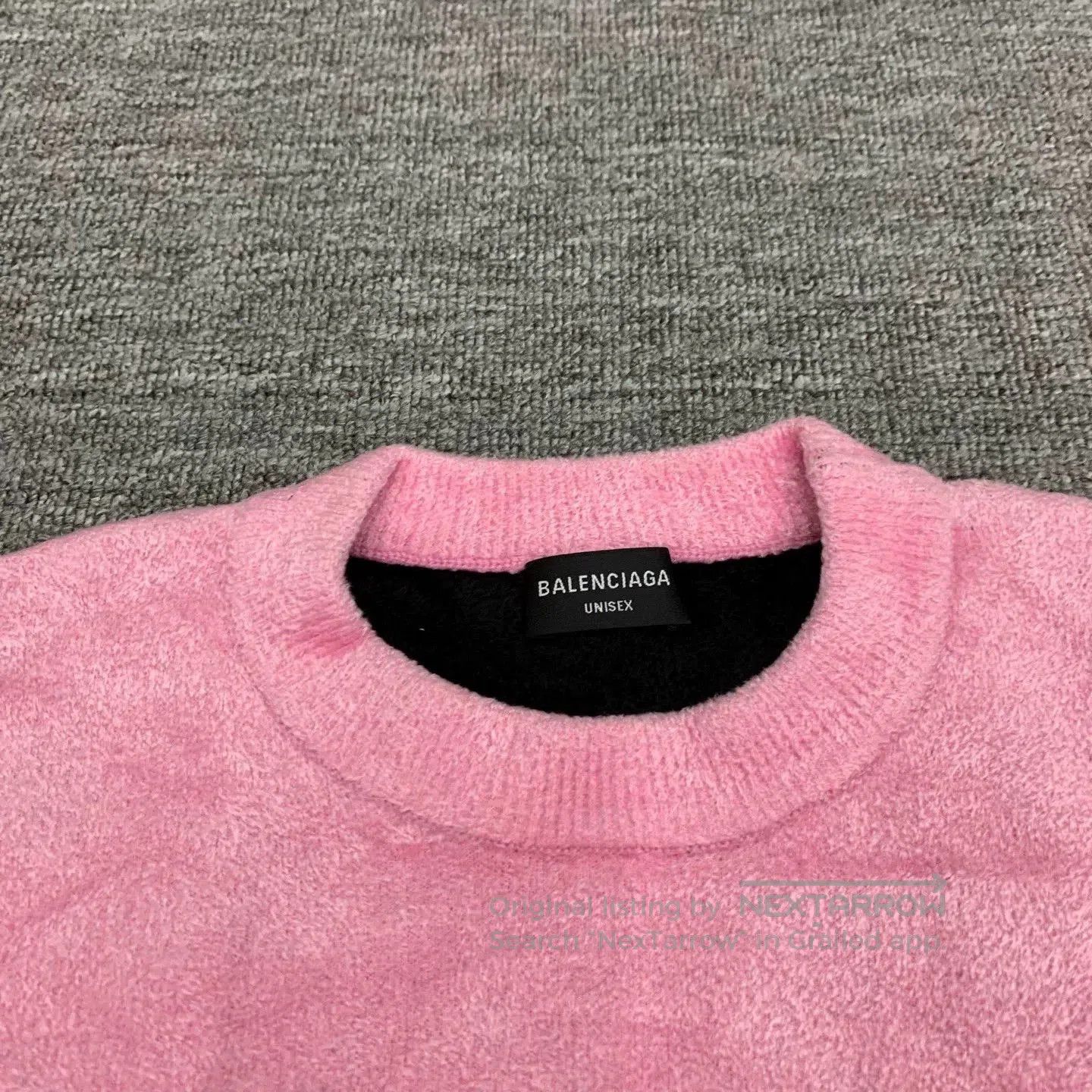 Balenciaga Balenciaga Pink Heart Sweater M Size. Size M / US 6-8 / IT 42-44 - 7 Thumbnail