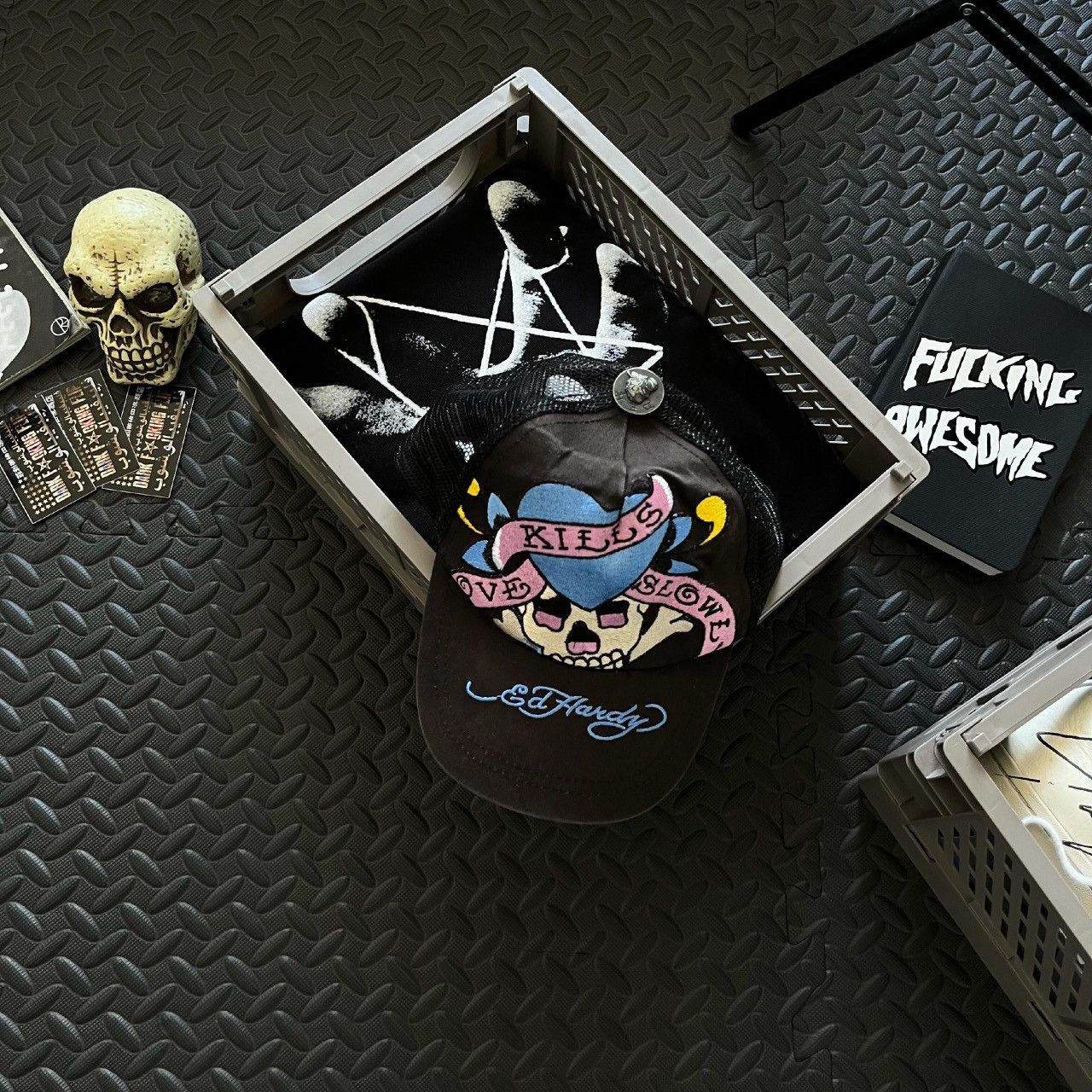 Ed Hardy VINTAGE CAP ED HARDY Size ONE SIZE - 3 Thumbnail