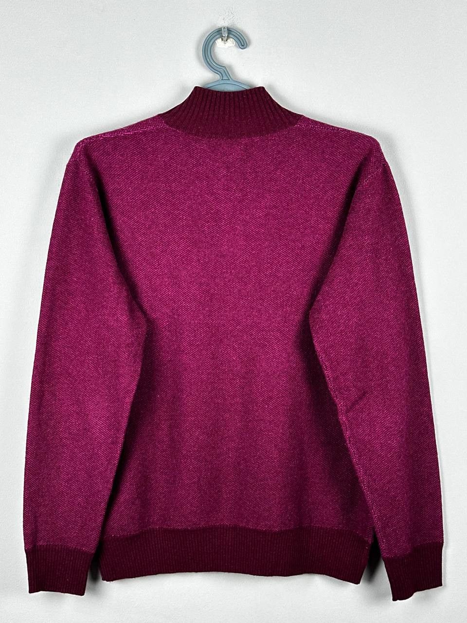 Boggi Vintage Boggi Milano Burgundy Cashmere Sweater Size US L / EU 52-54 / 3 - 10 Thumbnail