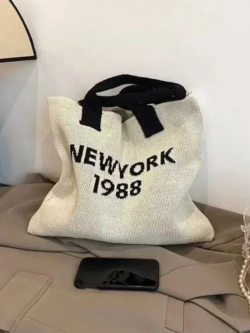 Japanese Brand TOTE BAG VINTAGE JAPANANESE BRAND CROCHET NEW YORK Size ONE SIZE - 3 Thumbnail