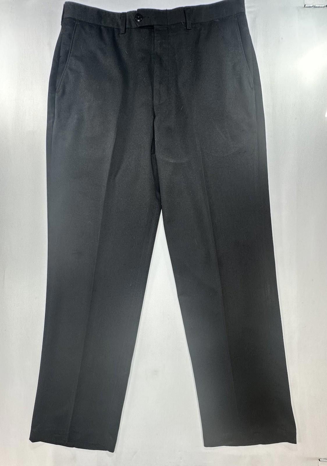 Liz Claiborne Claiborne Straight Leg Flat Front Chinos Black Mens 36/32 Size US 36 / EU 52 - 1 Thumbnail