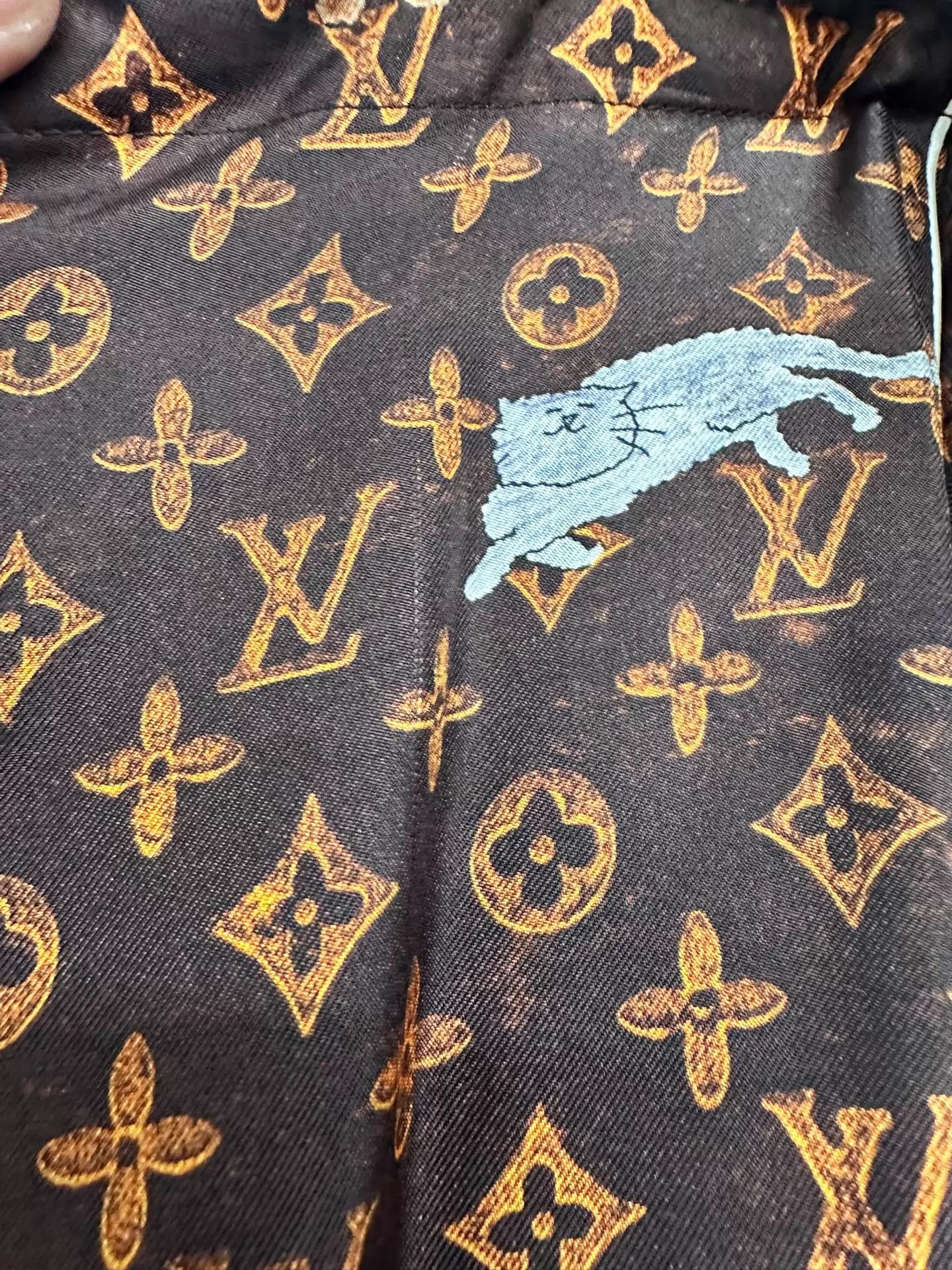 Louis Vuitton LV All Over Print Pants 36 Size 26" / US 2 / IT 38 - 6 Thumbnail