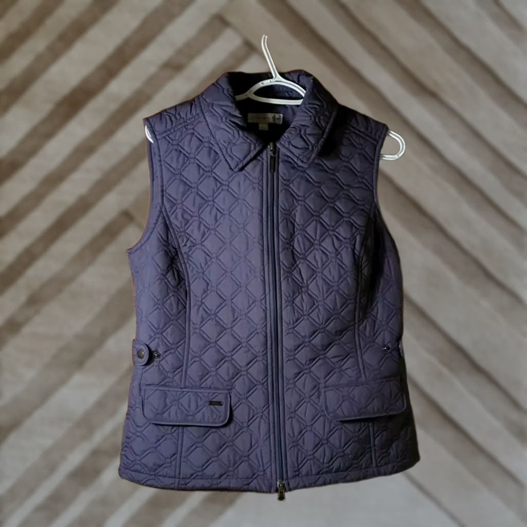 Cutter & Buck Cutter & Buck Womens Medium Zip Quilted Vest Purple Size M / US 6-8 / IT 42-44 - 1 Thumbnail