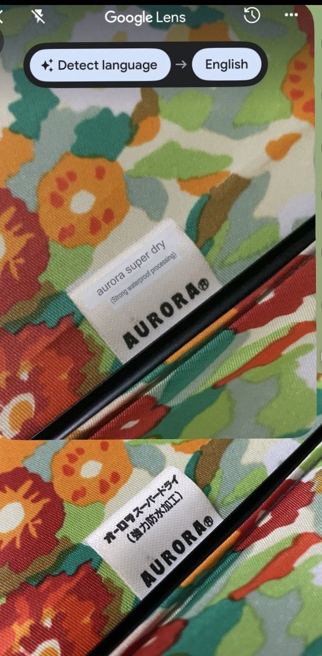 Kenzo × Vintage VINTAGE KENZO PARIS FLORAL PATTERN UMBRELLA Size ONE SIZE - 8 Thumbnail
