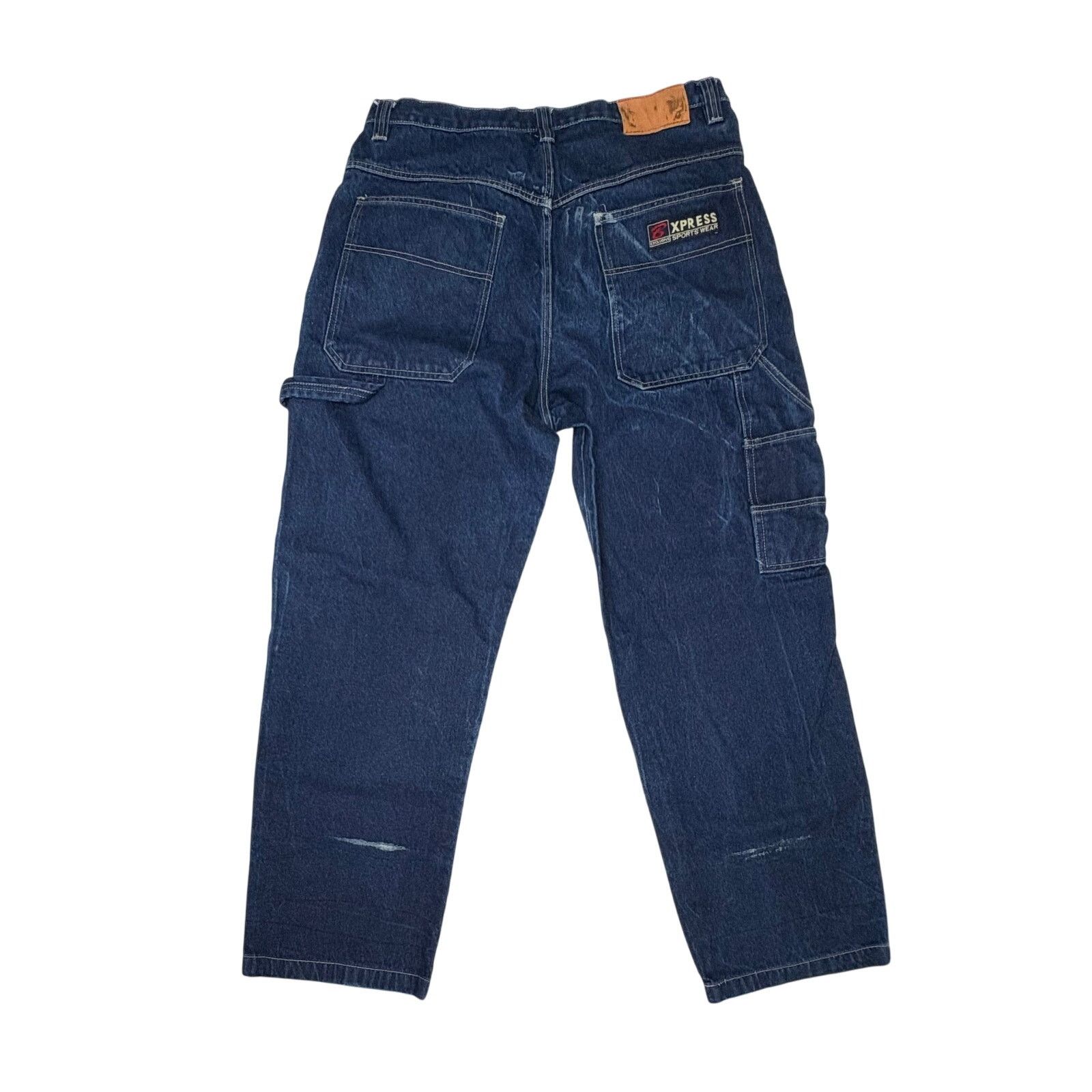 Brooklyn Xpress Brooklyn Xpress Vintage Carpenter Blue Jeans 40 Y2k Hipster Size US 40 / EU 56 - 7 Thumbnail