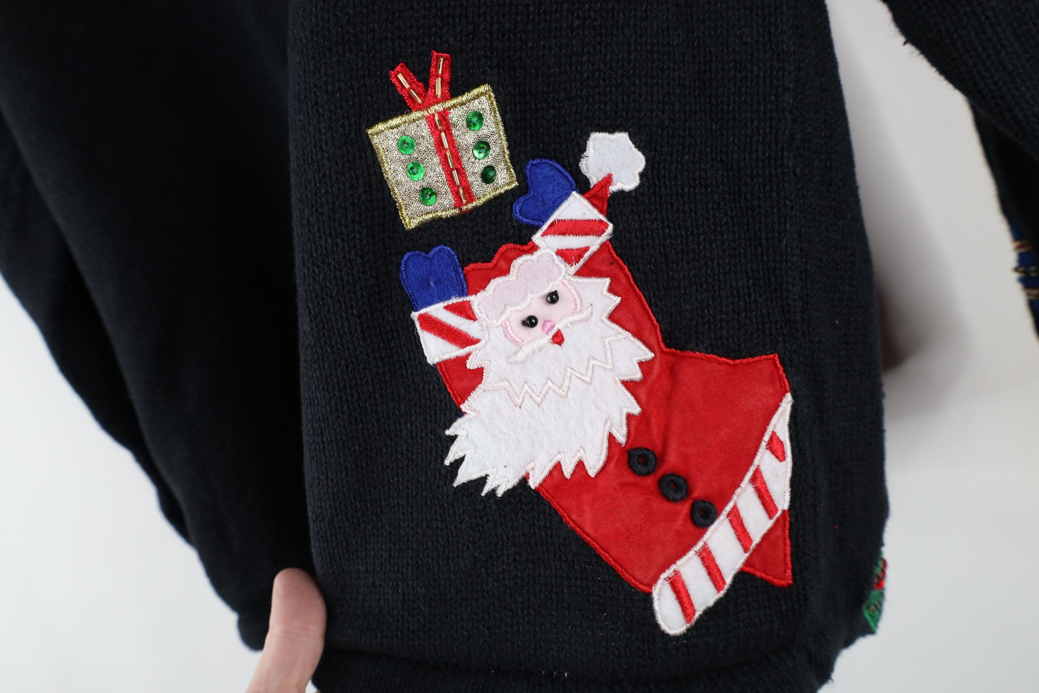 Vintage Vintage Y2K 2004 Christmas Santa Claus Cardigan Sweater Size M / US 6-8 / IT 42-44 - 10 Thumbnail