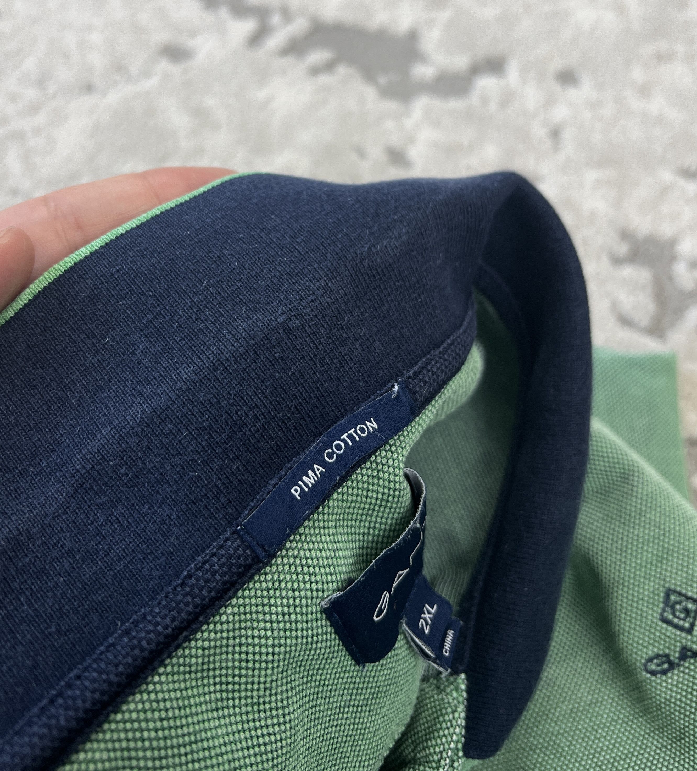 Gant GANT Pima Cotton Green Polo Shirt Size US L / EU 52-54 / 3 - 8 Thumbnail