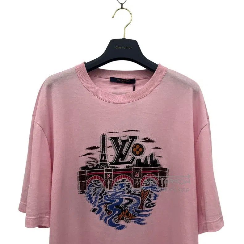 Louis Vuitton Louis Vuitton FW25 Pink City Print Short Sleeve Size US XXL / EU 58 / 5 - 4 Thumbnail