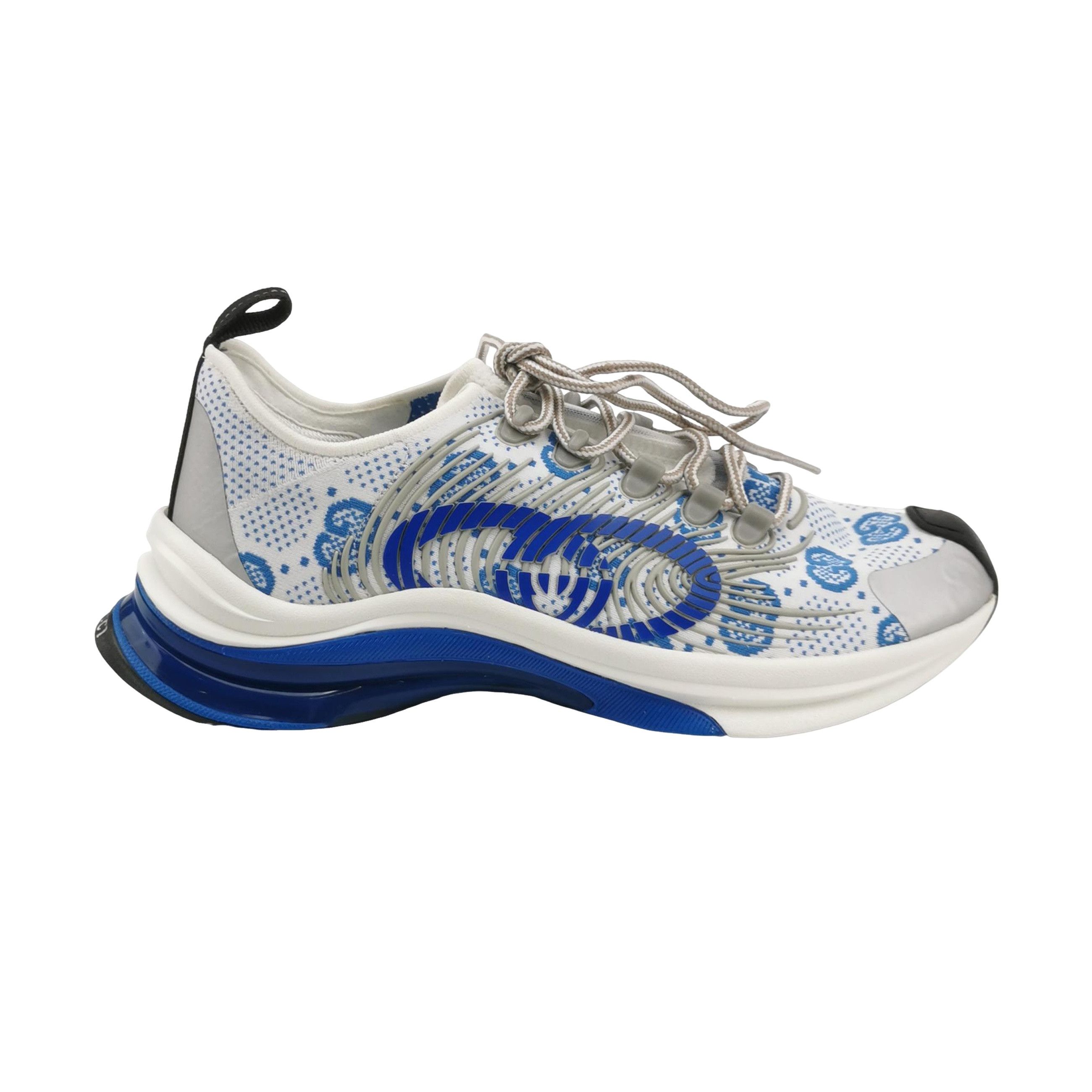 Gucci Gucci Run Blue Interlocking G Sneakers 6.5 Size US 7 / EU 40 - 1 Thumbnail
