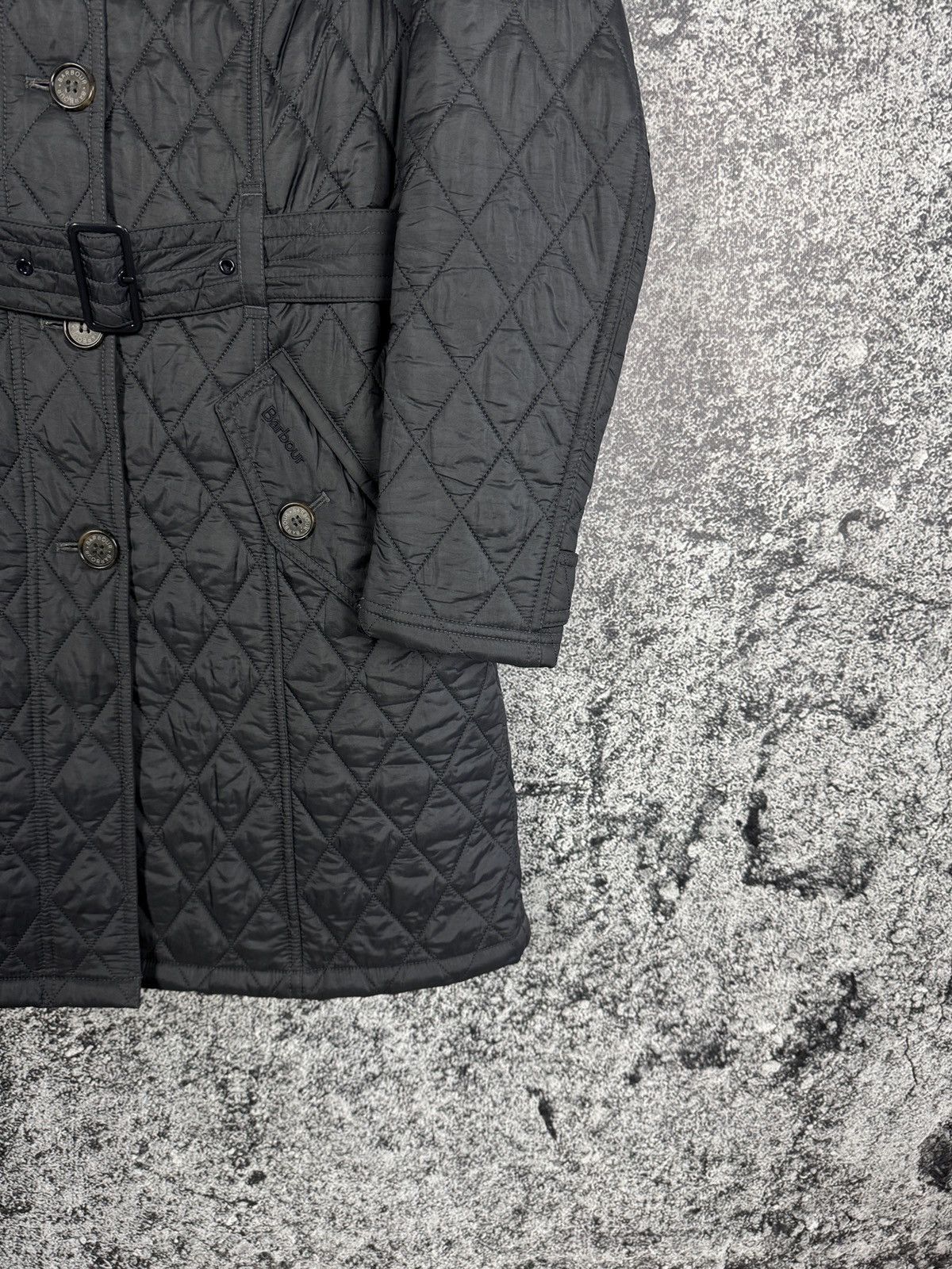 Barbour Women’s Barbour Ennerdale Trench Coat Quilted Jacket UK 10 Size M / US 6-8 / IT 42-44 - 5 Thumbnail