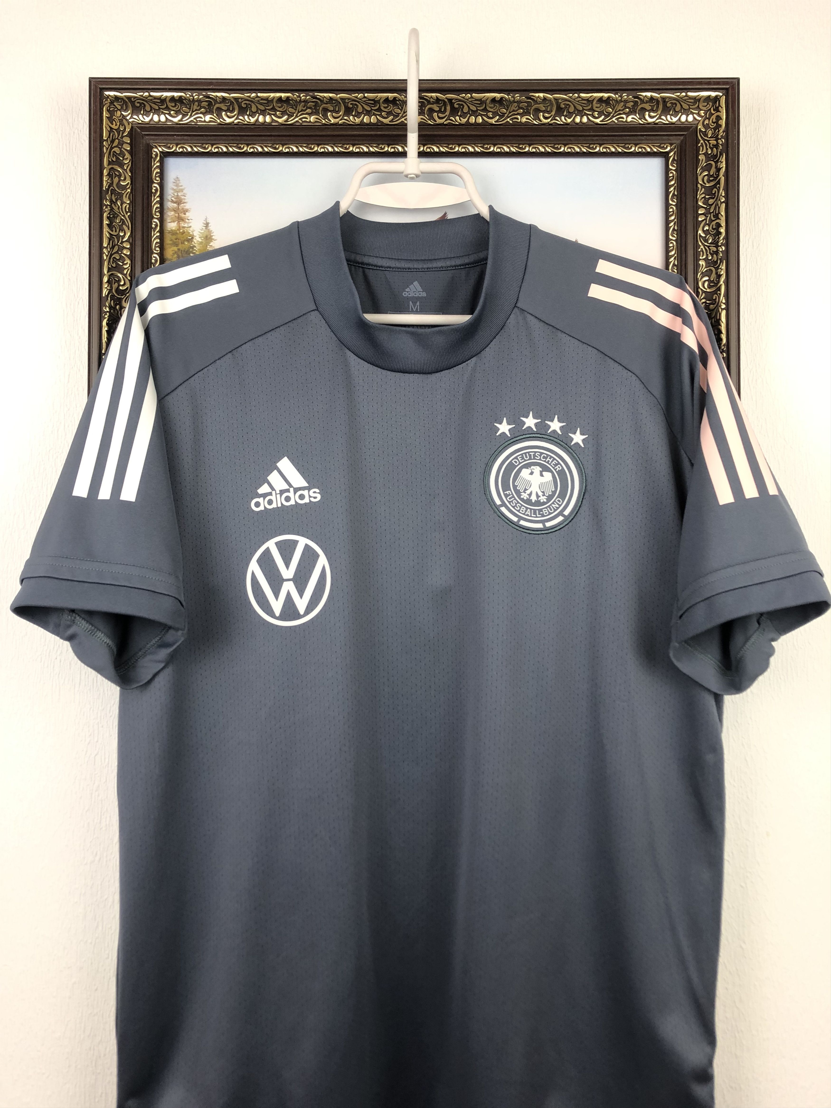 Adidas Adidas Germany Football Shirt Soccer Jersey Player Issue Size US M / EU 48-50 / 2 - 2 Thumbnail