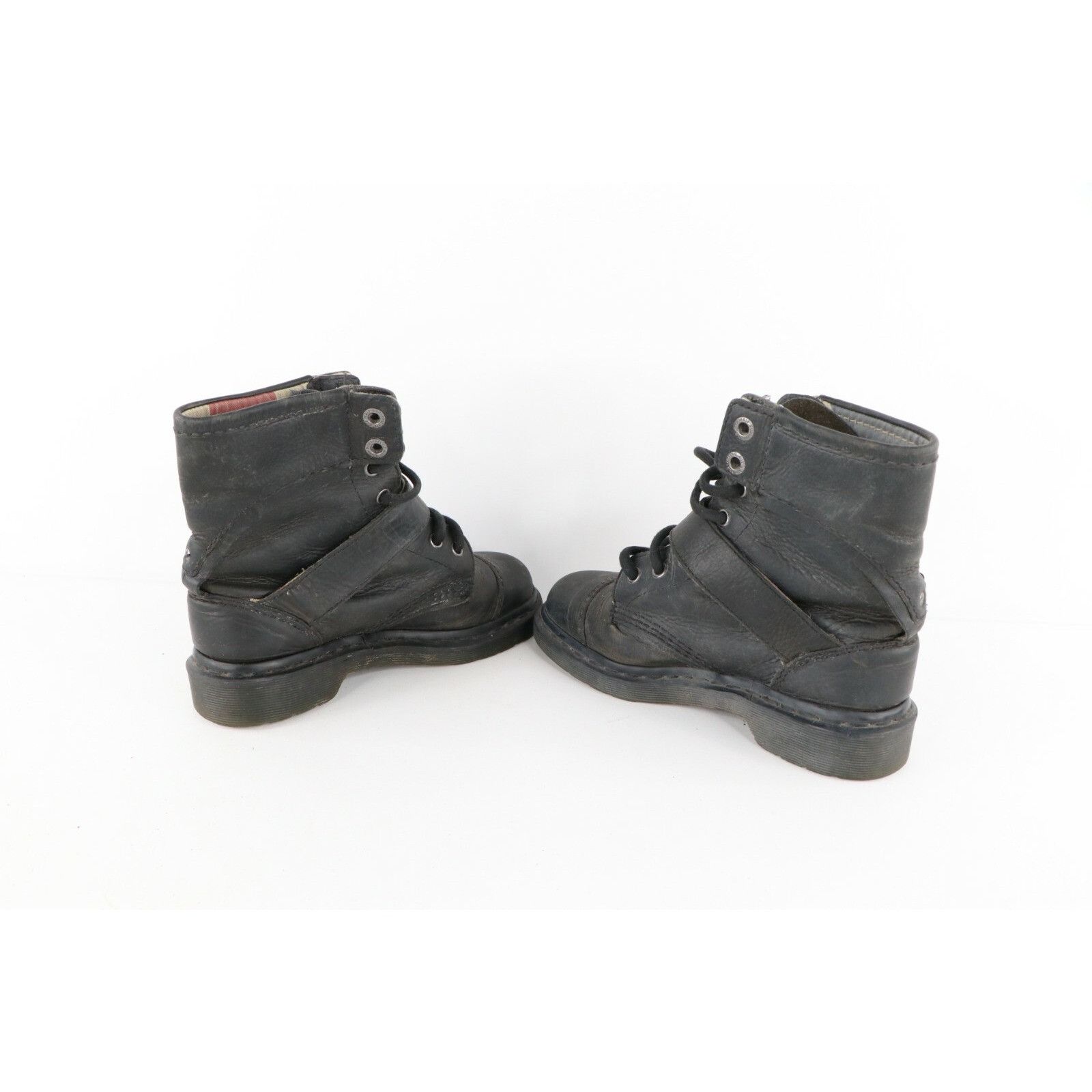 Dr. Martens × Vintage Vintage Dr Martens Distressed Triumph 8 Eyelet Leather Boots Size US 6 / IT 36 - 7 Thumbnail