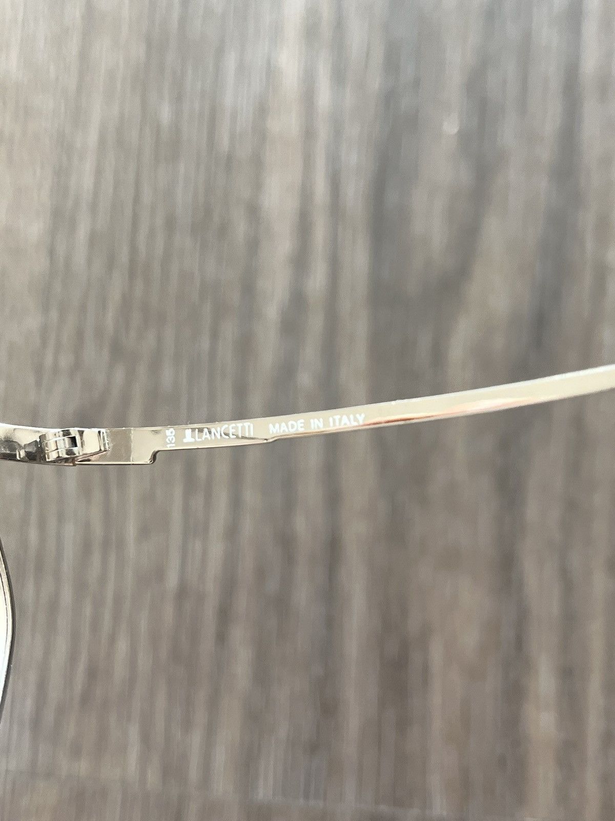 Lui di Lancetti Lancetti Made in Italy 1990s Metal Frames Demo Lens Size ONE SIZE - 7 Thumbnail