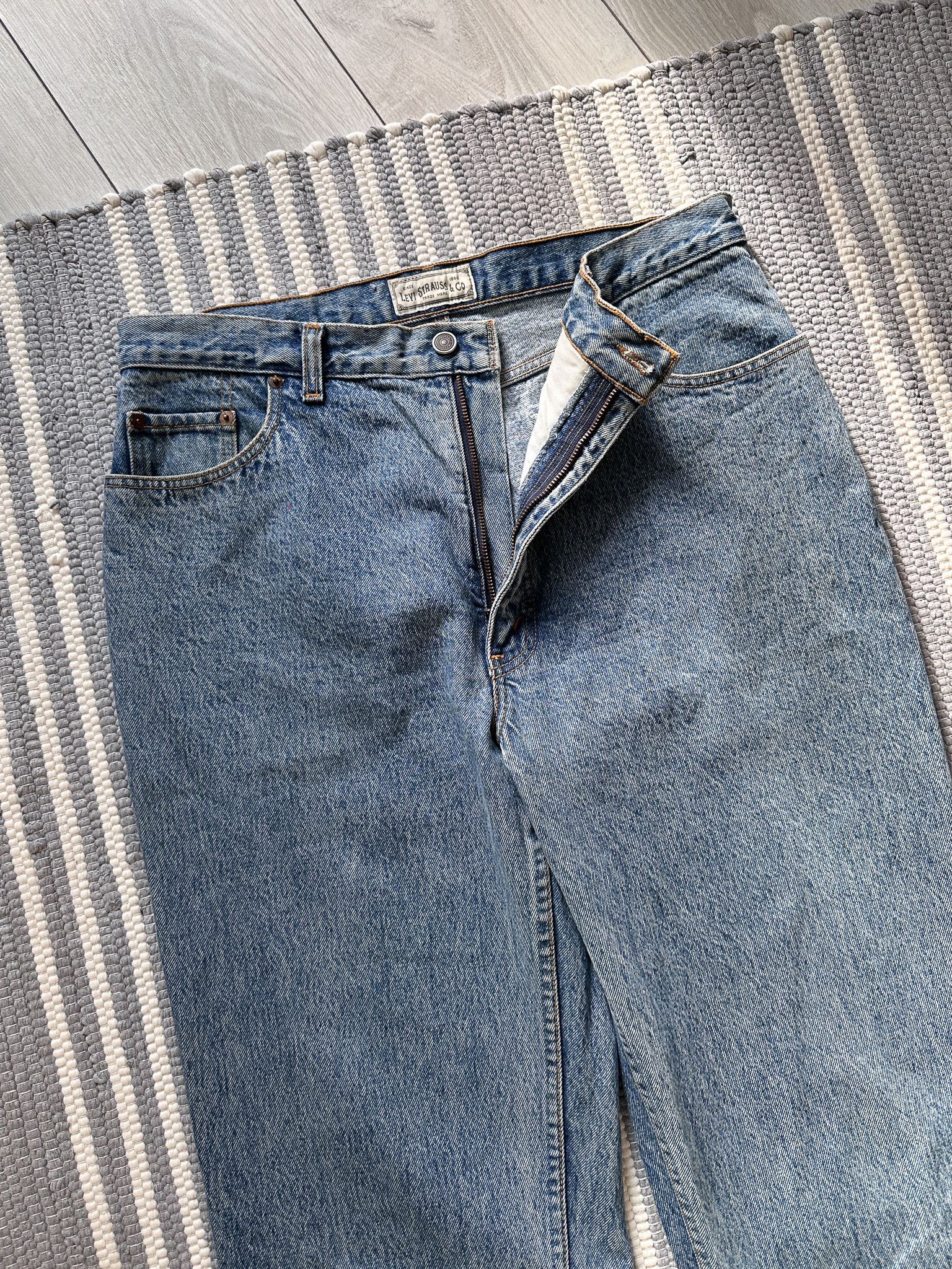 Levi's Vintage Levis 726 Blue Denim Jeans Silver Tab Size US 36 / EU 52 - 5 Thumbnail