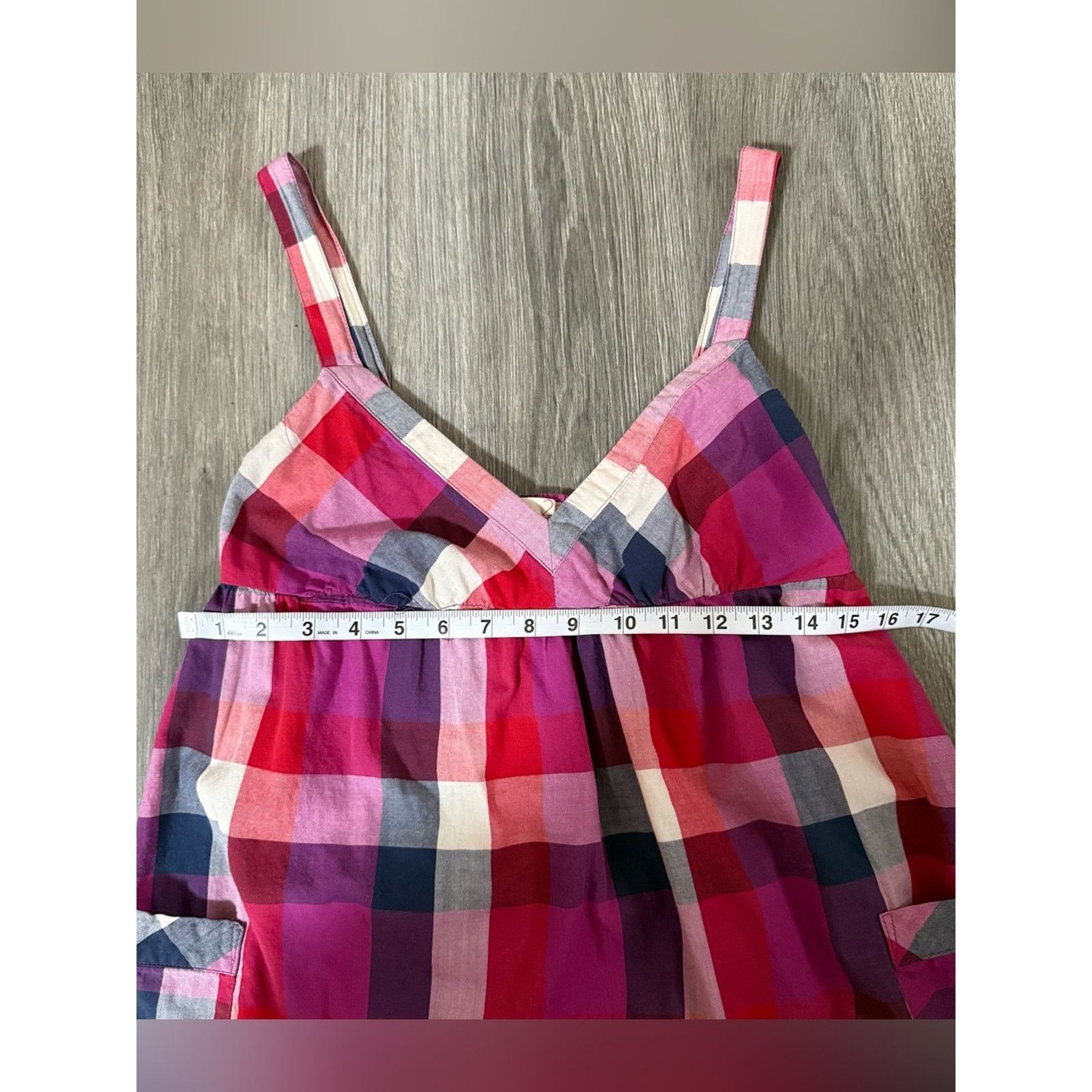 Forever 21 Forever 21 Pink Plaid 100% Cotton Baby Doll Top Sz S Boho Size S / US 4 / IT 40 - 8 Thumbnail