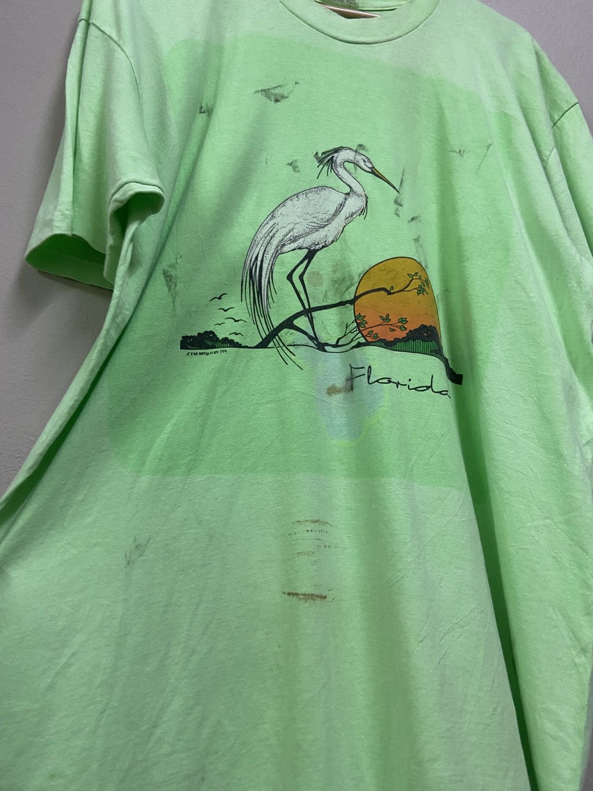 Vintage Distress Faded Vintage Florida tee Size US XL / EU 56 / 4 - 4 Thumbnail