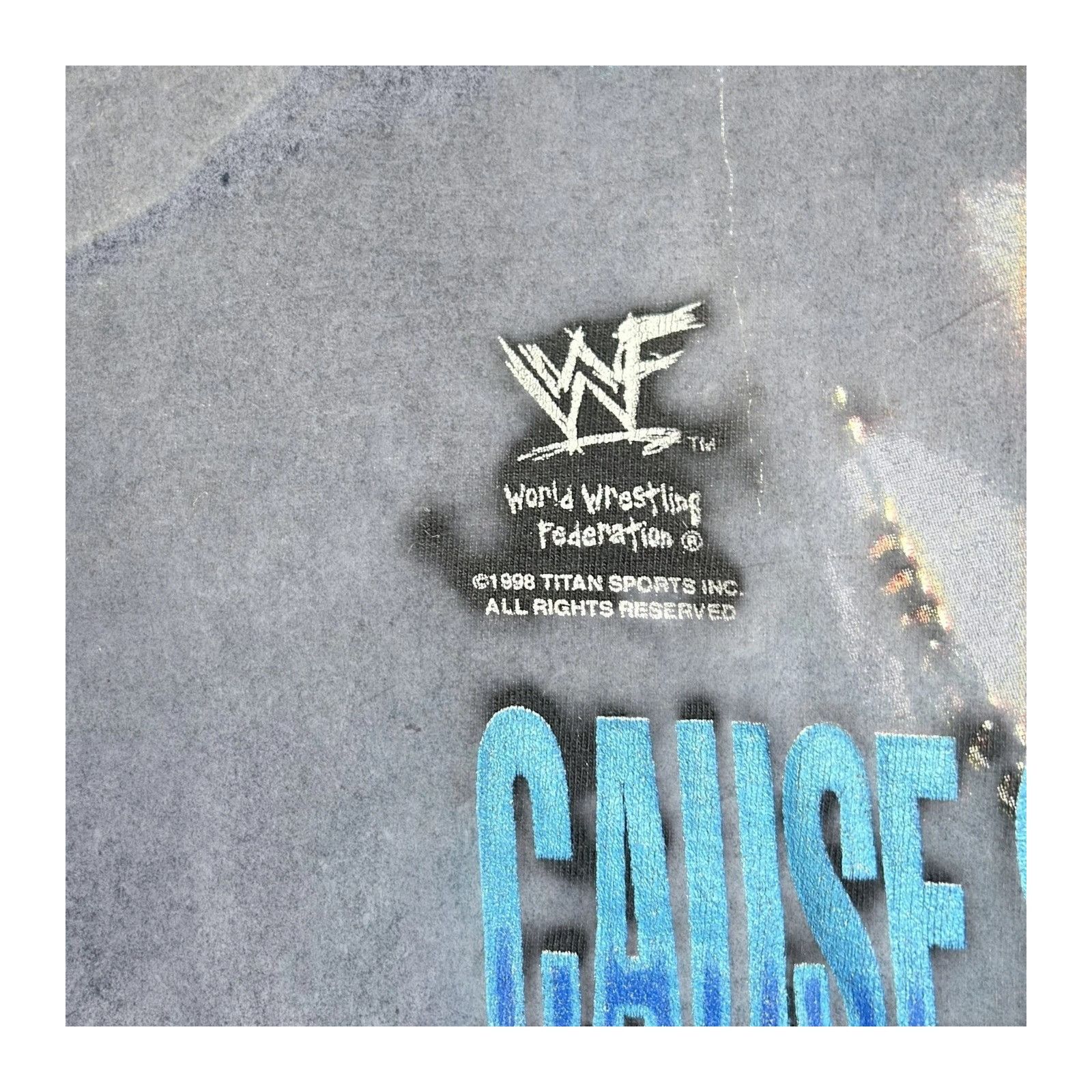 Vintage Vintage WWE WWF Stone Cold Steeve Austin XRay Sleeveless Shi Size US XXS / EU 40 - 3 Thumbnail
