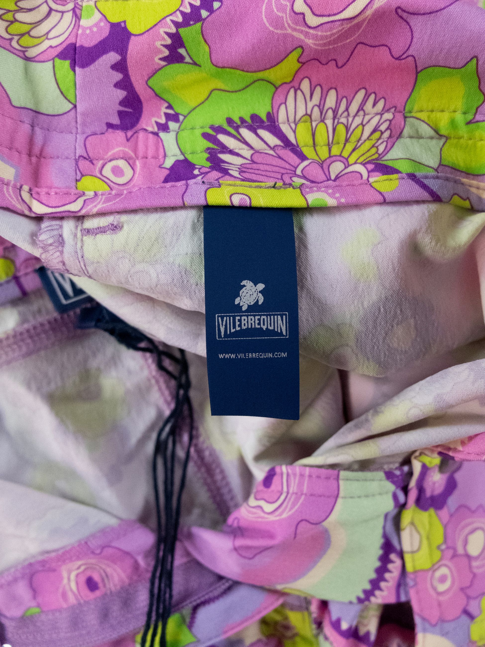 Vilebrequin VILEBREQUIN Ferise pink floral print swim shorts Medium Size 32" / US 10 / IT 46 - 10 Thumbnail