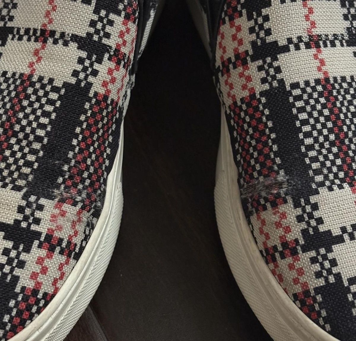 Celine Old Celine Phoebe Philo checkered slip on sneakers Size US 5 / IT 35 - 4 Thumbnail