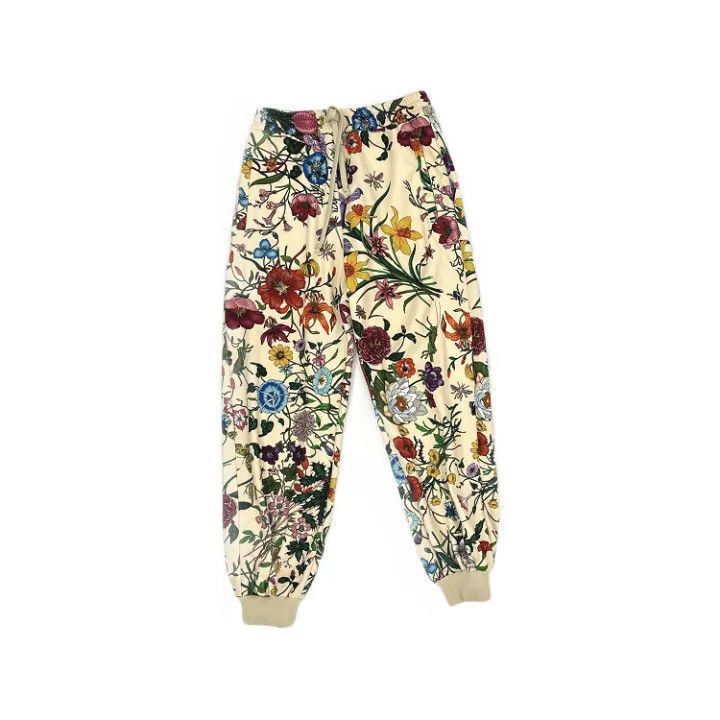 Gucci Gucci Gucci Casual Fashion Floral Pants -2506 Size US 26 / EU 42 - 1 Thumbnail