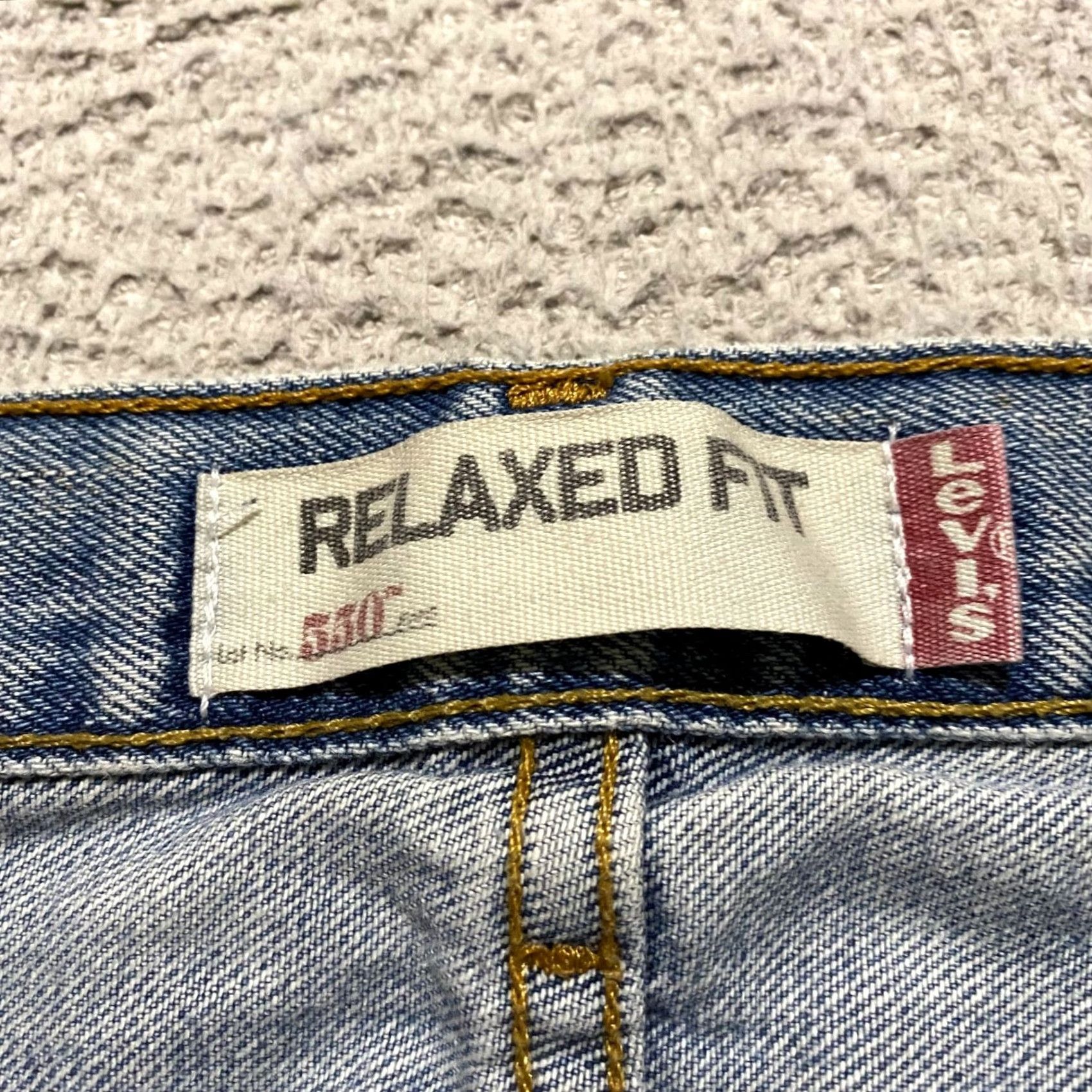 Levi's Levi's 550 Jeans Mens 42x30 Blue Denim Straight Relaxed Fit 5-Pocket Cotton Denim Jeans Blue Mens 550 90s Retro Style (if applicable) Size US 42 / EU 58 - 3 Thumbnail