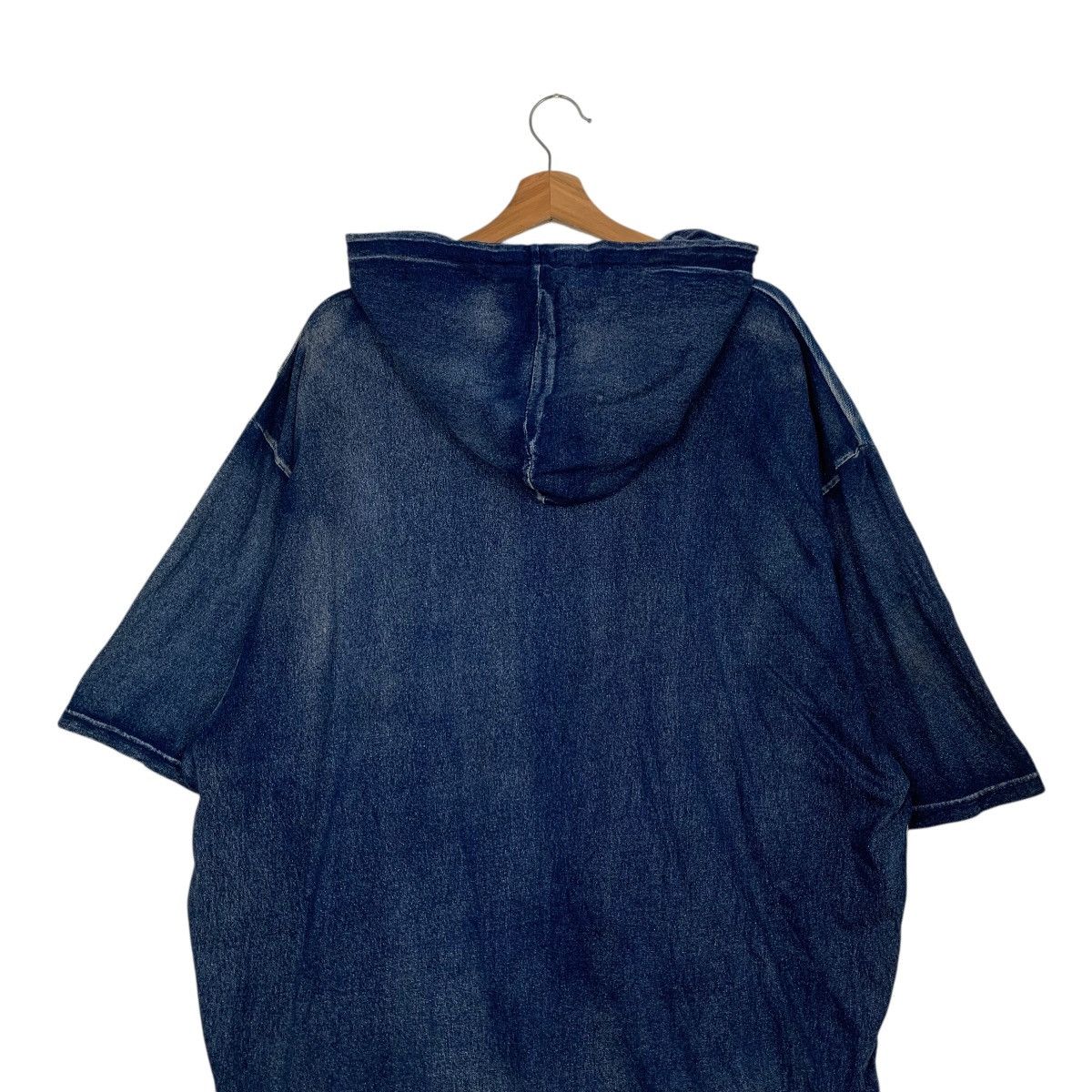 In The Attic IN THE ATTIC Jeans Short Sleeve Hoodie Jacket #2928-C132 Size US XXL / EU 58 / 5 - 9 Thumbnail