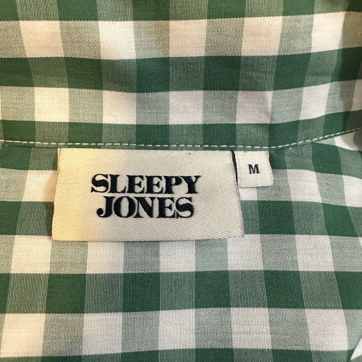 Sleepy Jones Rare Sleepy Jones Henry Pajama Set Green Gingham Tailored Size 30 - 4 Thumbnail