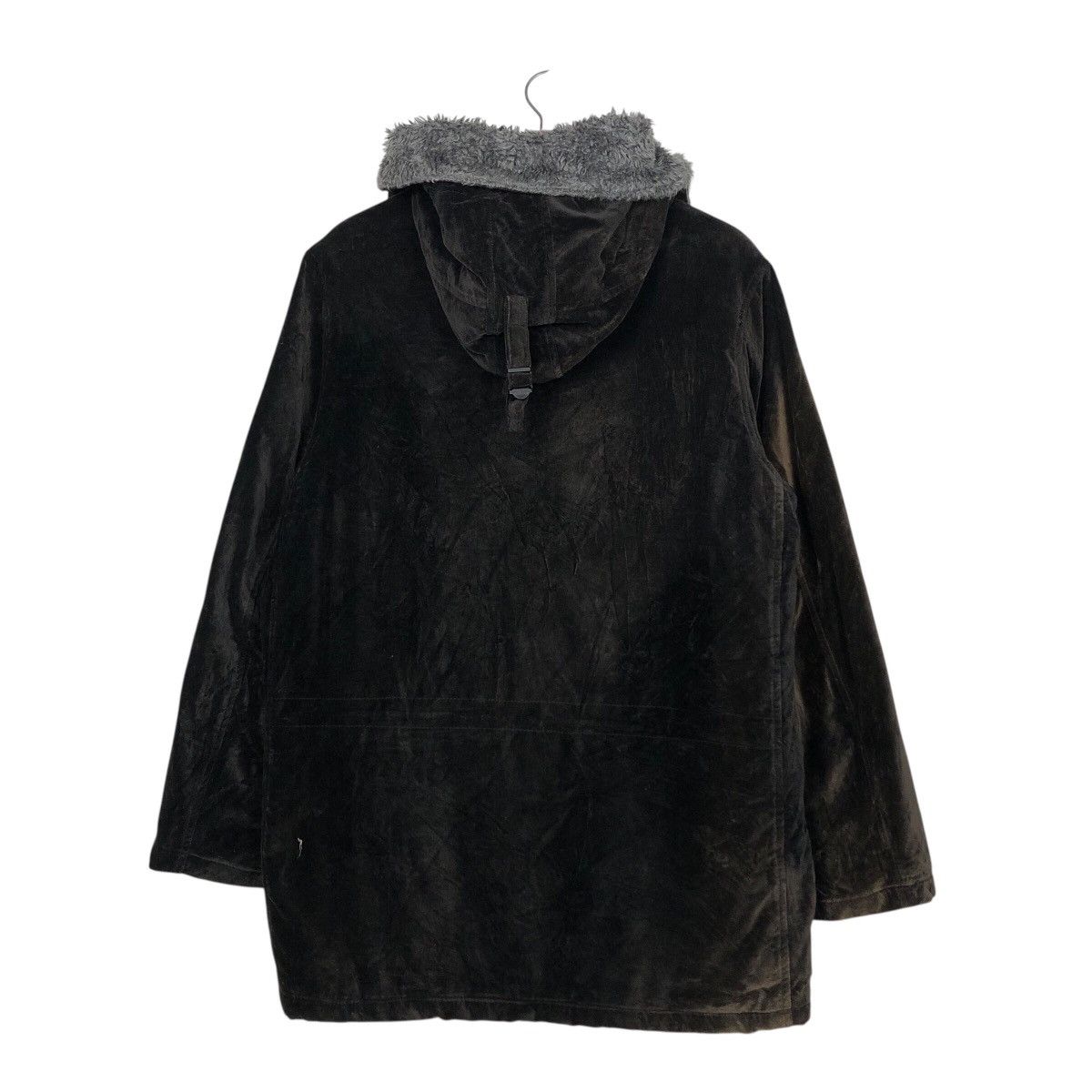 Japanese Brand BEAMS Shaggy Fleece Hood Parka — Soft-Touch Velvet Shell Size US M / EU 48-50 / 2 - 9 Thumbnail