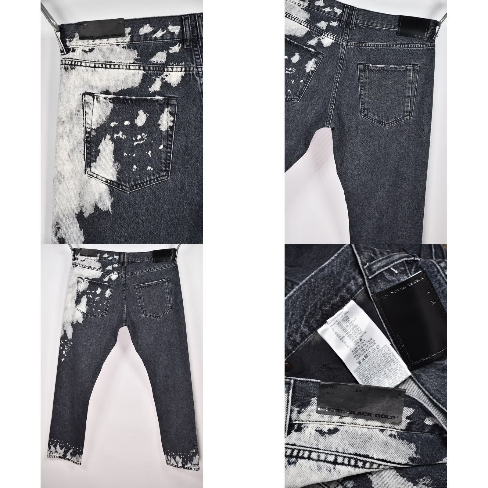 Diesel Diesel Black Gold TYPE-2813 Jeans Mens W36 Black 100% Cotton Straight Regular Size 36 Denim Italy Brand Diesel jeans Size US 36 / EU 52 - 8 Thumbnail