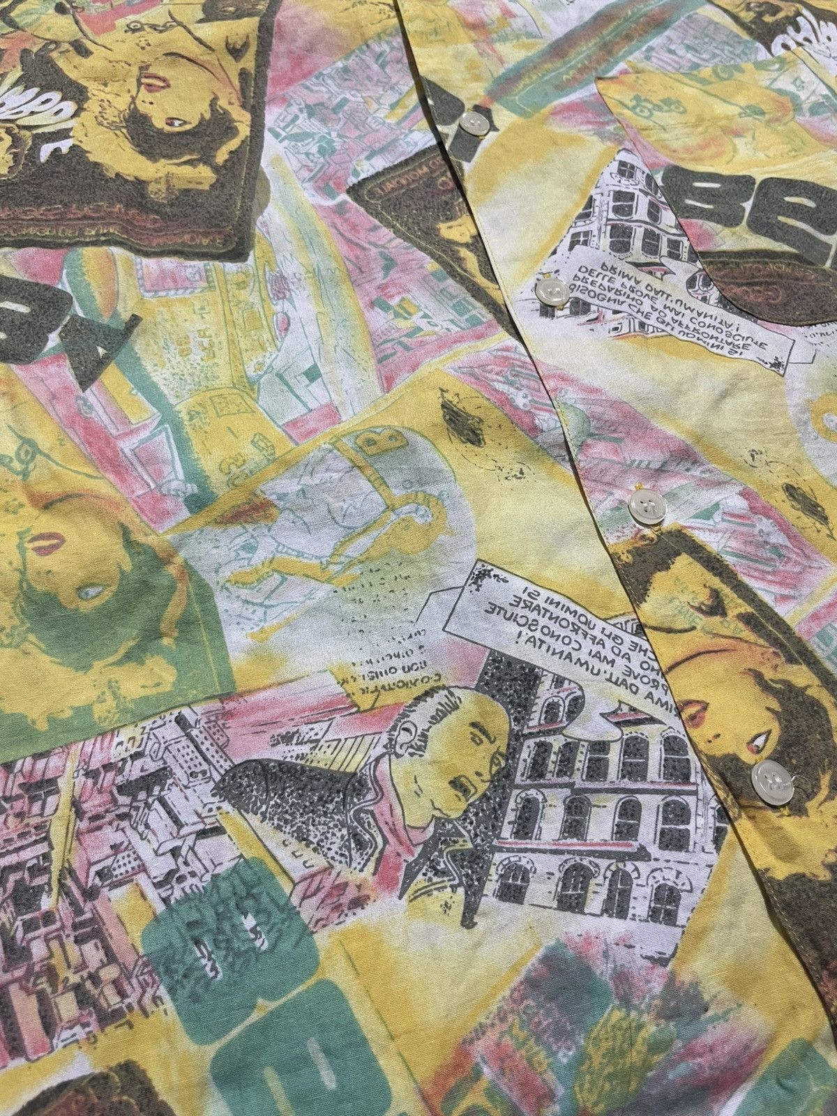Hysteric Glamour Y2K INC-X short-sleeved shirt with full images of rare Size US L / EU 52-54 / 3 - 6 Thumbnail